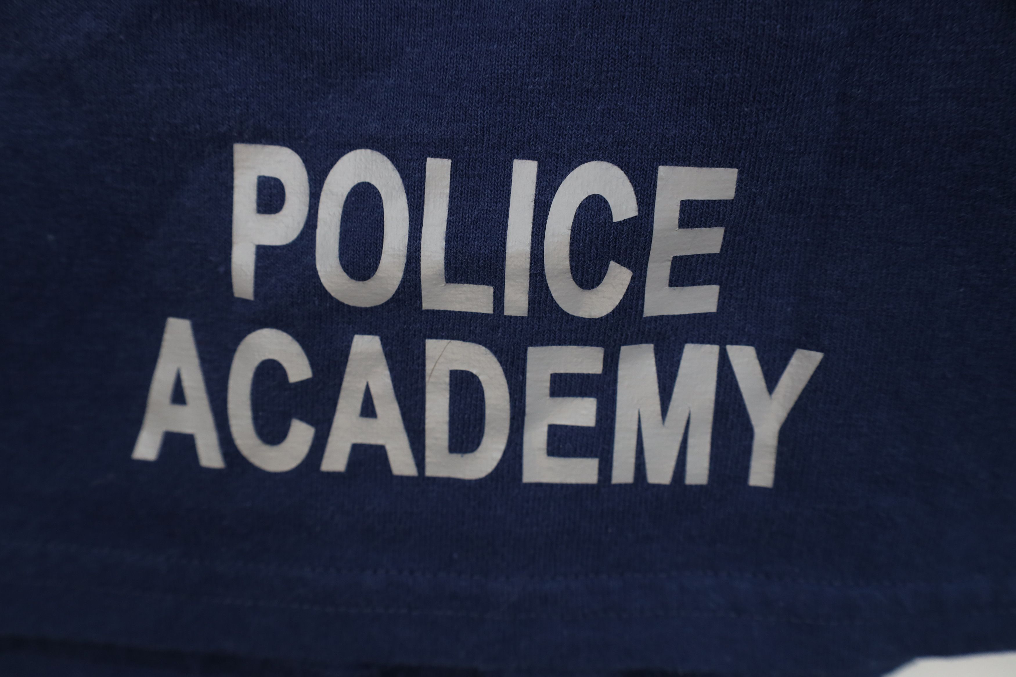 Vintage Vintage 90s Y2K Above Knee Police Academy Shorts Navy Blue Size US 34 / EU 50 - 5 Thumbnail