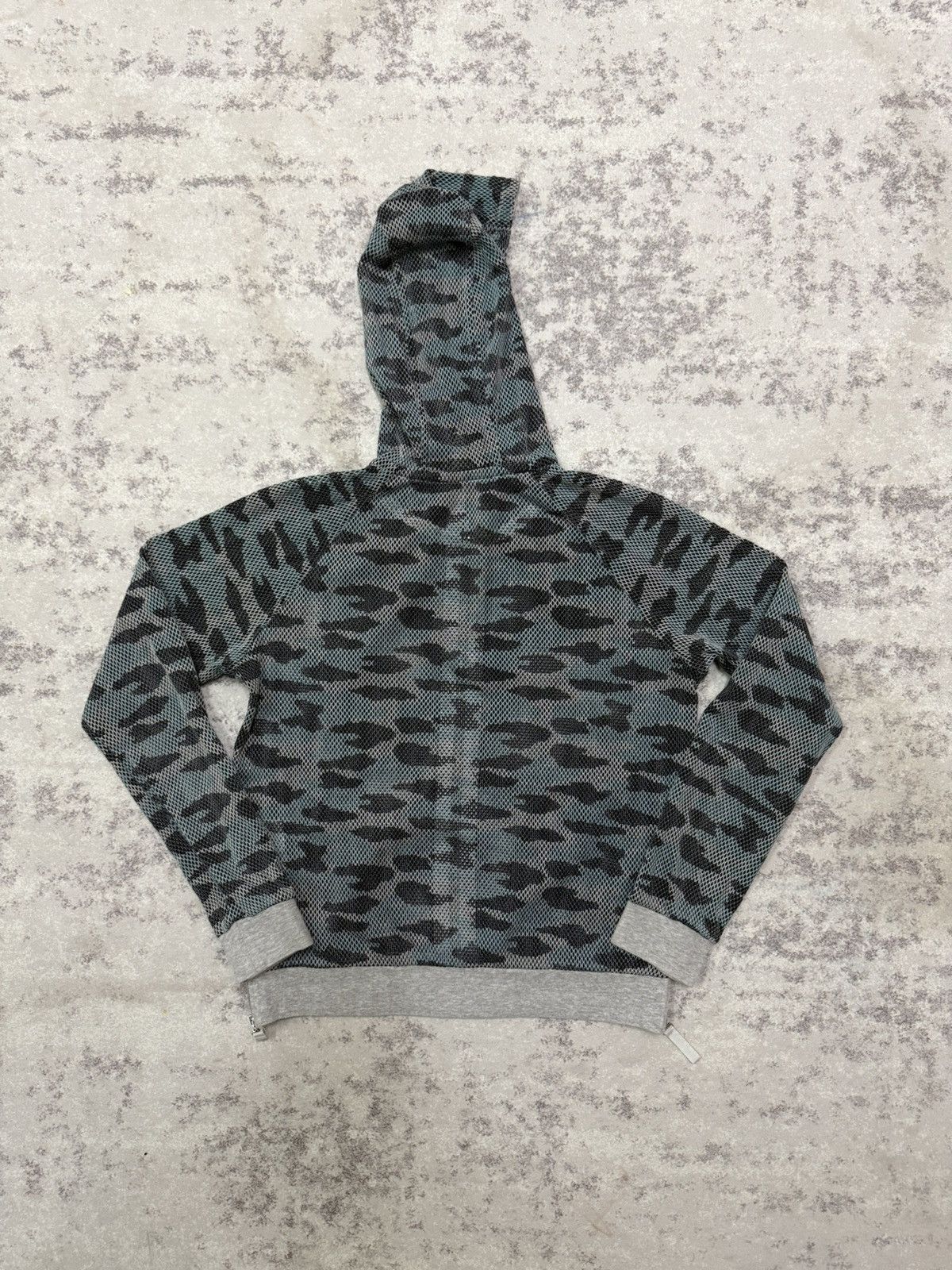 Balmain Balmain Paris Ishikawa Design Camo Hoodie Zip Up Sweater Size S / US 4 / IT 40 - 14 Thumbnail