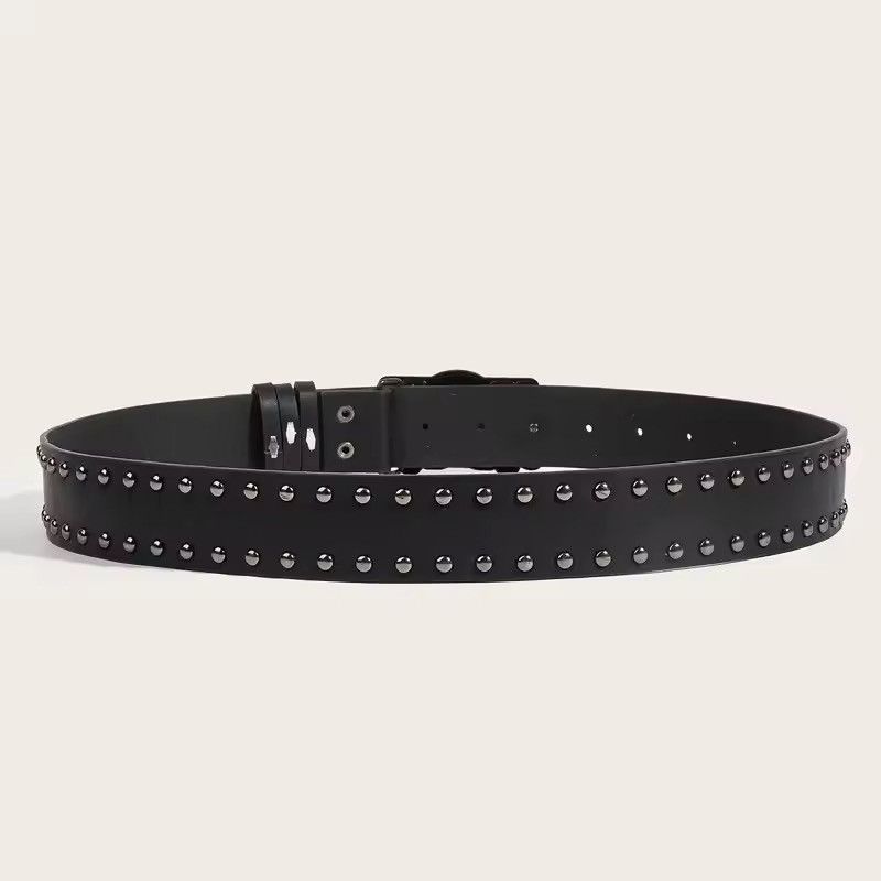 Japanese Brand Skull Rivet Belts Size ONE SIZE - 2 Thumbnail