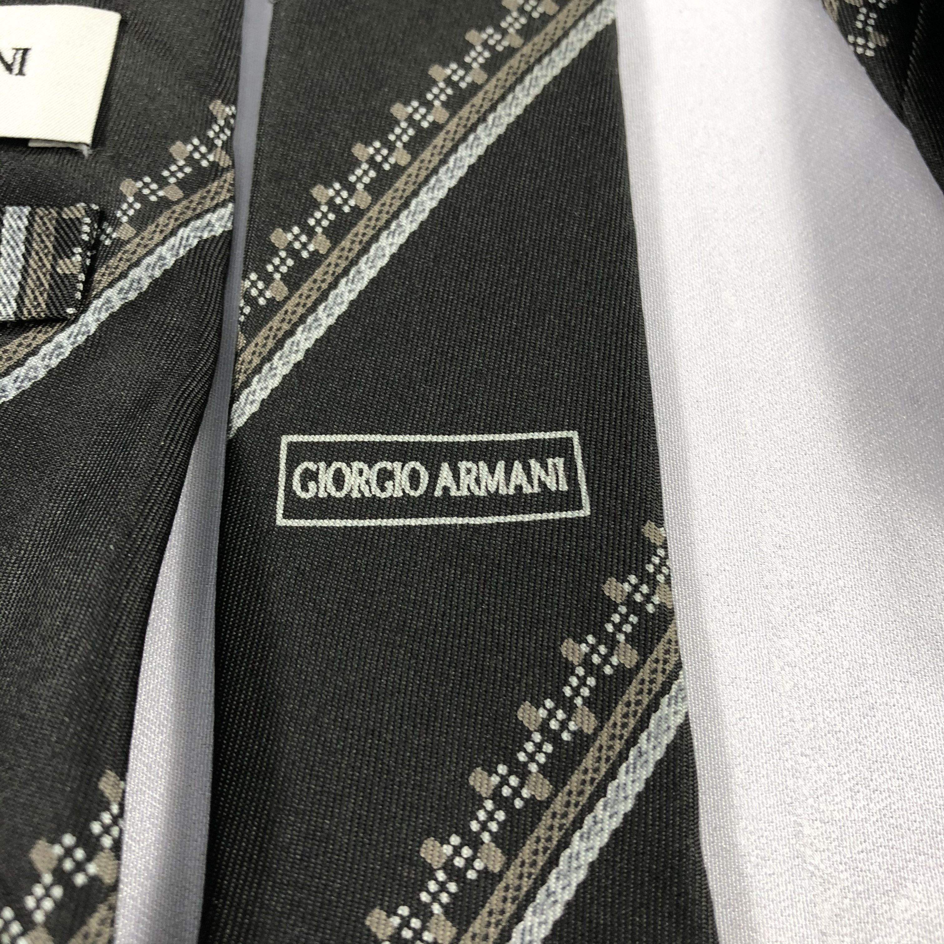 Giorgio Armani × Vintage Giorgio Armani Silk Neck Ties T104 Size ONE SIZE - 4 Thumbnail