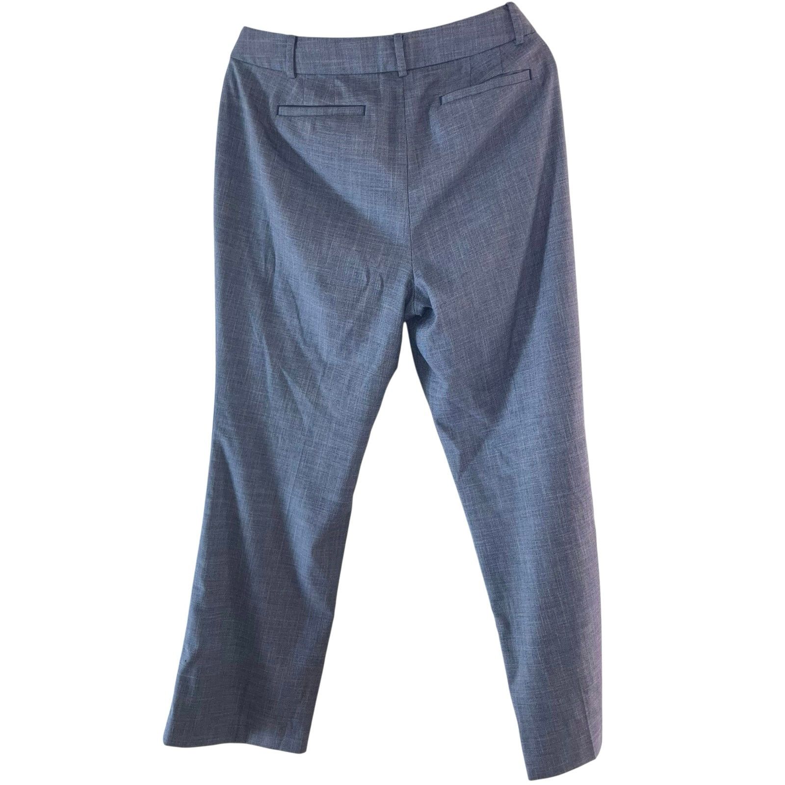 Talbots Light Blue Sharkskin Straight-leg Suit Pants- sz 14P