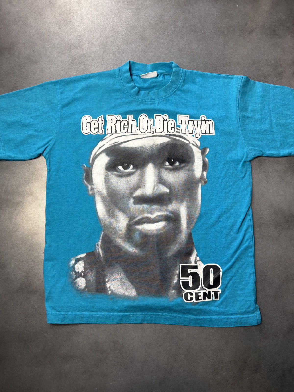 Rap Tees Vintage Bootleg 50 Cent Parking Lot Tee Shirt 1990s Y2K Rap Size US S / EU 44-46 / 1 - 7 Thumbnail