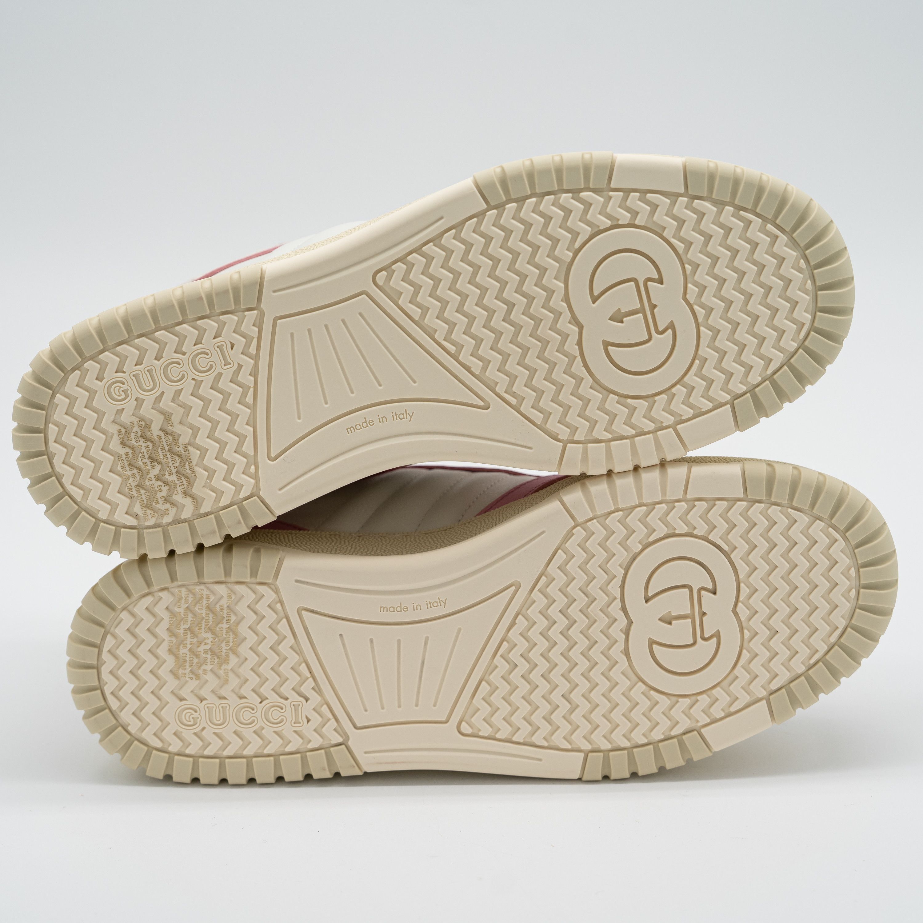 Gucci 9 US Gucci Re-Web Sneakers White Pink Leather Size US 9 / IT 39 - 6 Thumbnail