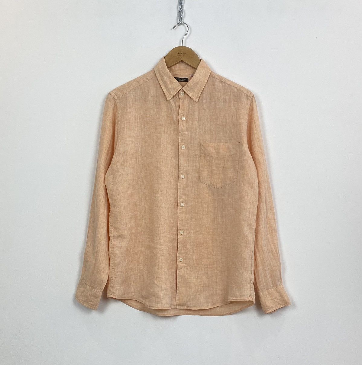 Uniqlo Uniqlo 100% Linen Buttons Up Long Sleeve Shirt Medium Size US M / EU 48-50 / 2 - 1 Thumbnail