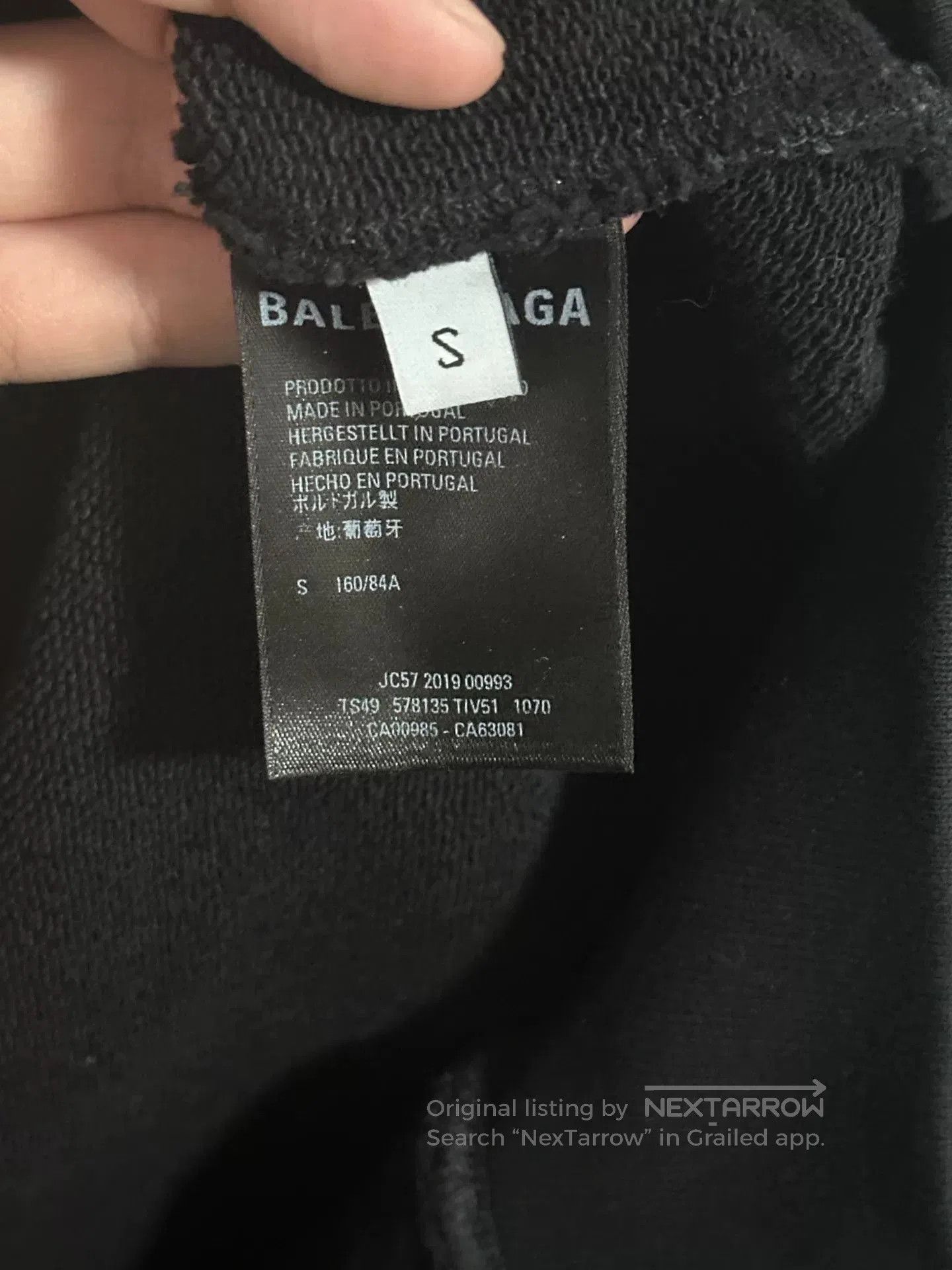 Balenciaga Balenciaga Email Logo Long Sleeve Hoodie. Size US S / EU 44-46 / 1 - 3 Thumbnail