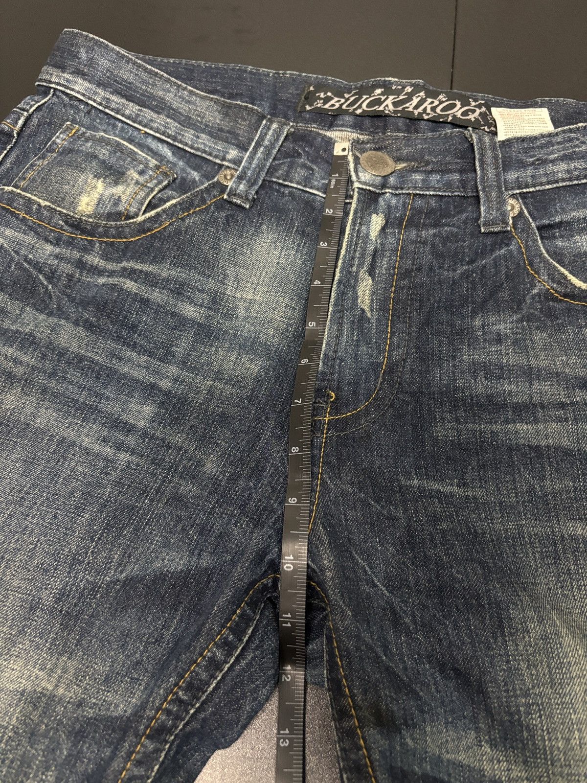 BUCKAROO Buckaroo Jeans Flare Distressed Denim Jeans Size US 36 / EU 52 - 11 Thumbnail