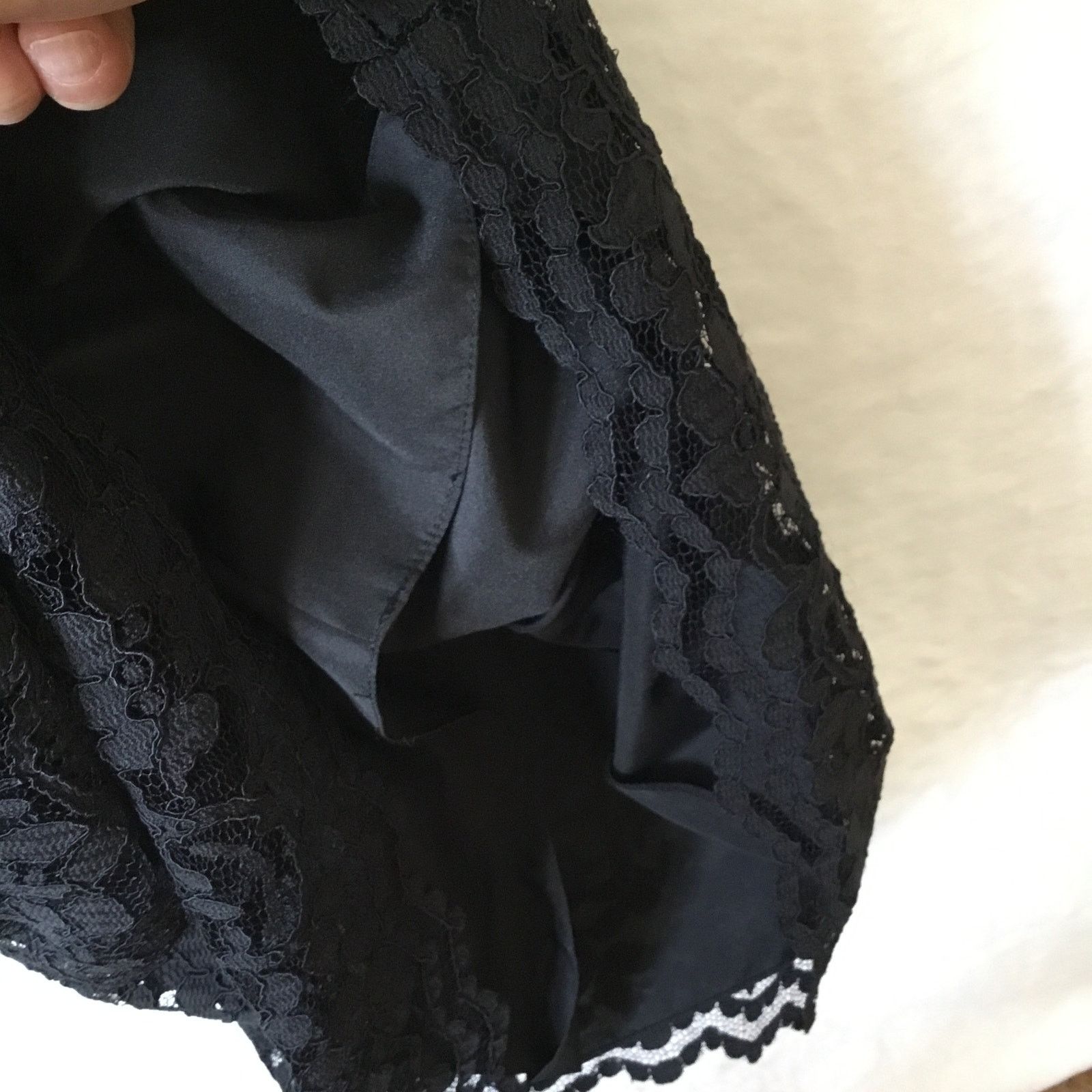 Other David’s Bridal Black Halter Top Laced Short Dress Size S / US 4 / IT 40 - 7 Thumbnail