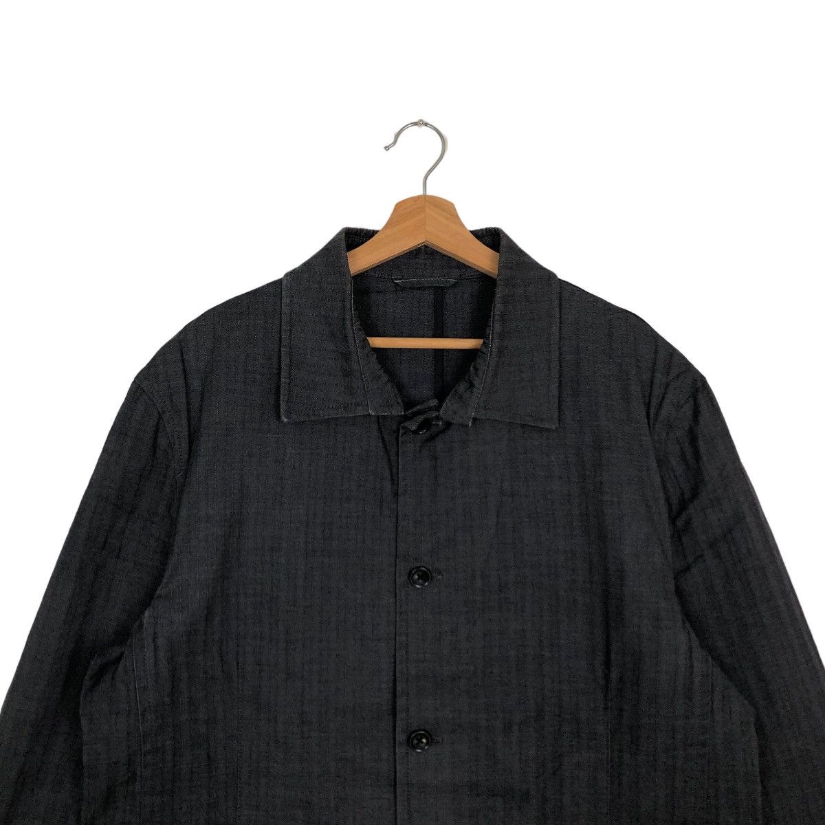 Japanese Brand 🔥VINTAGE HIKORY CHORE JACKET CK JAPAN ISSEY MIYAKE Size US L / EU 52-54 / 3 - 2 Thumbnail