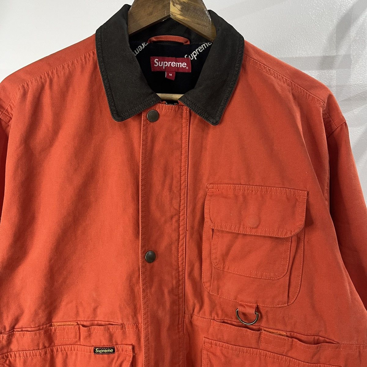 Supreme Supreme Field Jacket Orange Mens FW18 Size US M / EU 48-50 / 2 - 2 Thumbnail