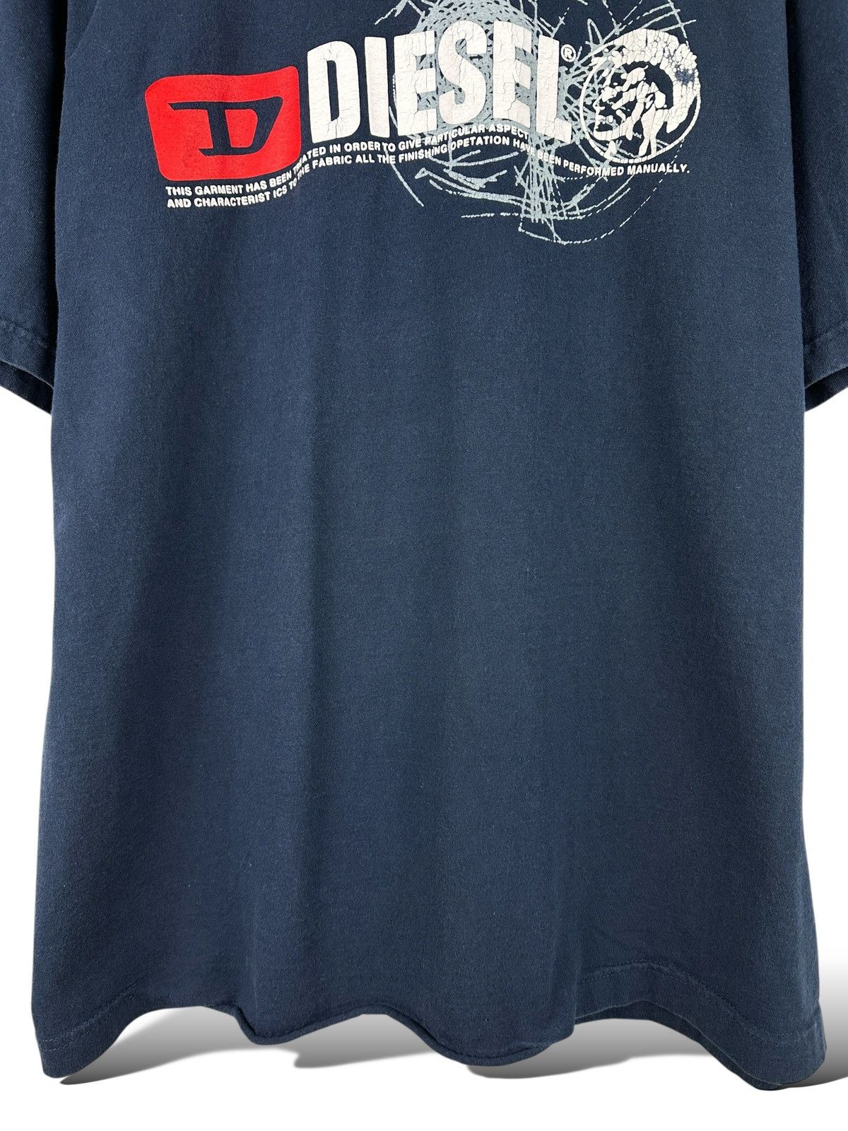 Diesel Vintage Diesel Big Logo Double Sided T-Shirt Size US L / EU 52-54 / 3 - 7 Thumbnail