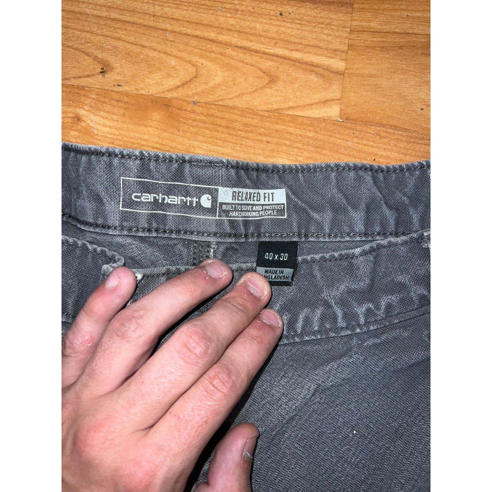 Carhartt Carhartt Gray Shorts Bottoms Workwear Work Wear Size 40 Size US 40 / EU 56 - 5 Thumbnail