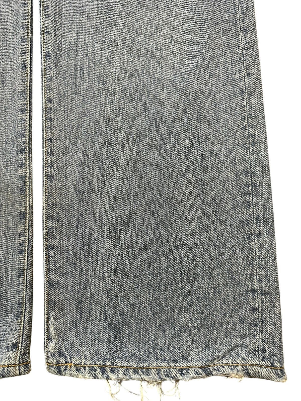 Junya Watanabe Vintage Japanese Brand Blue Faded Wash Distress Loose Jeans Size US 32 / EU 48 - 8 Thumbnail