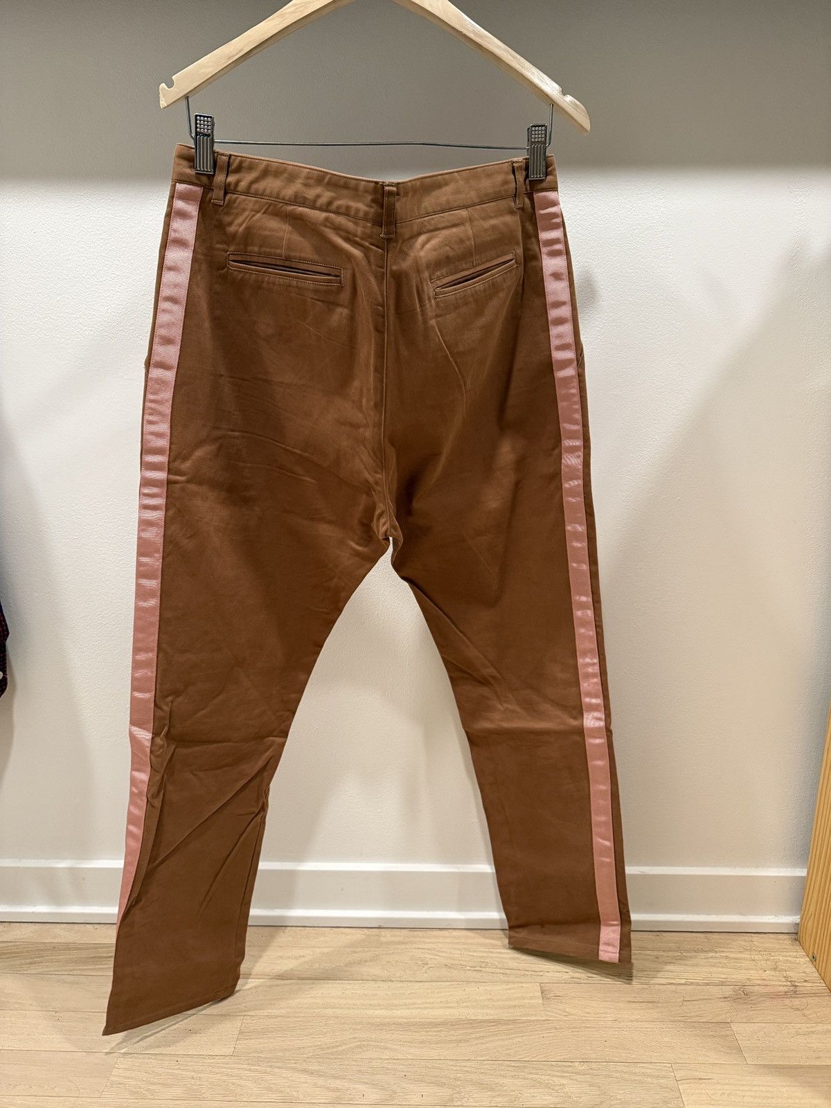 Barneys New York Barneys New York Lot 78 Grosgrain Trimmed Khakis Size US 32 / EU 48 - 4 Thumbnail
