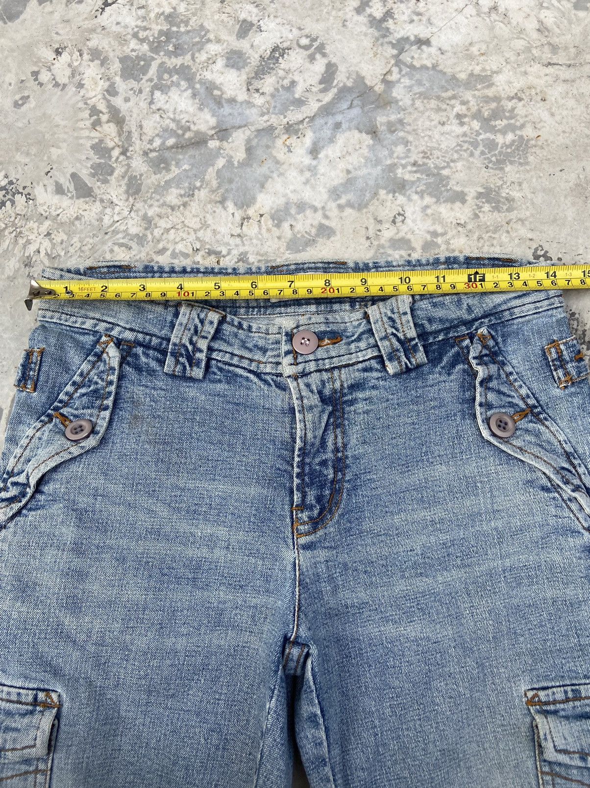 Beauty Beast × Japanese Brand × Le Grande Bleu (L.G.B.) Raur edge denim pants cargo Size 27" / US 4 / IT 40 - 11 Thumbnail