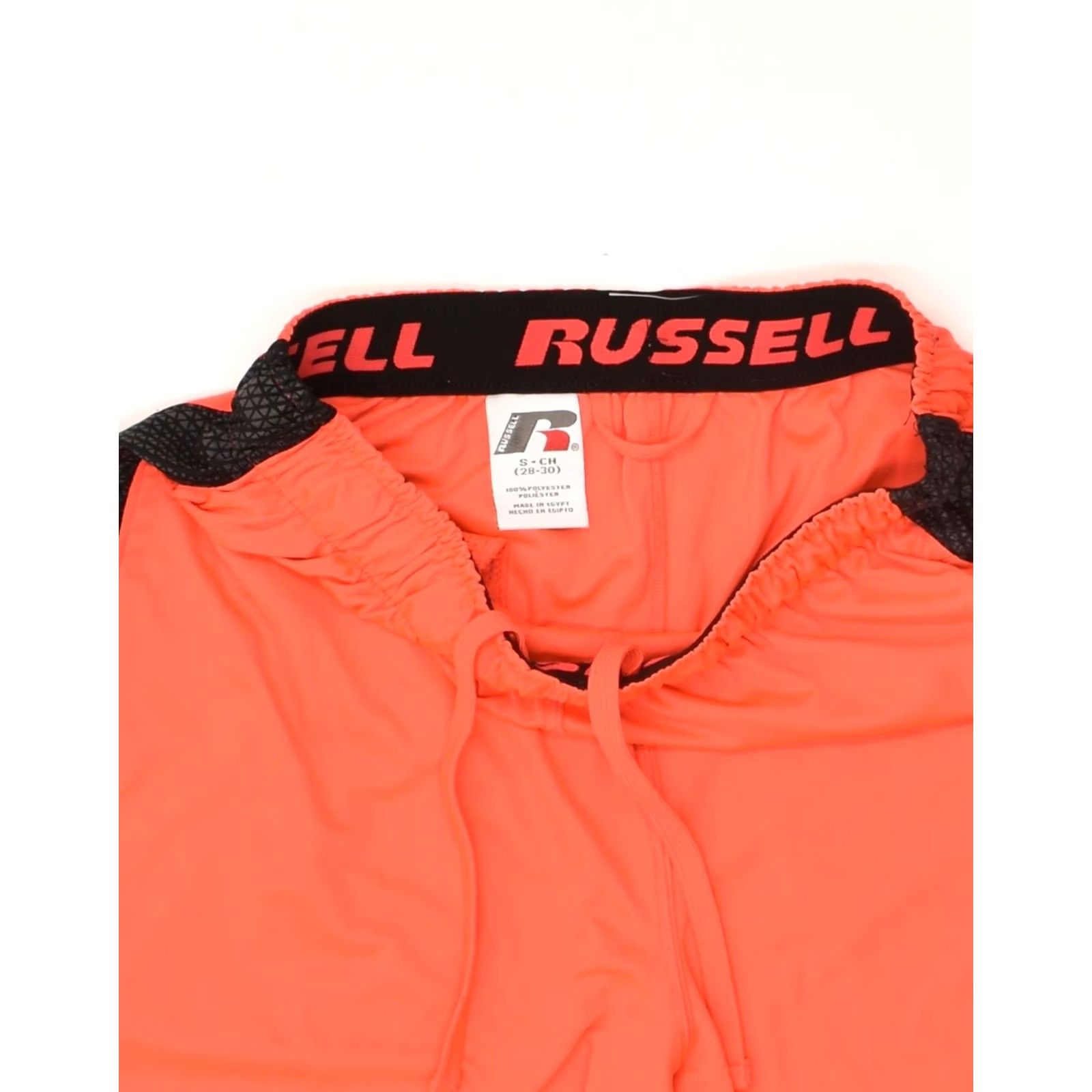 Vintage RUSSEL Mens Sport Shorts Small Orange Polyester Size US 29 - 4 Thumbnail