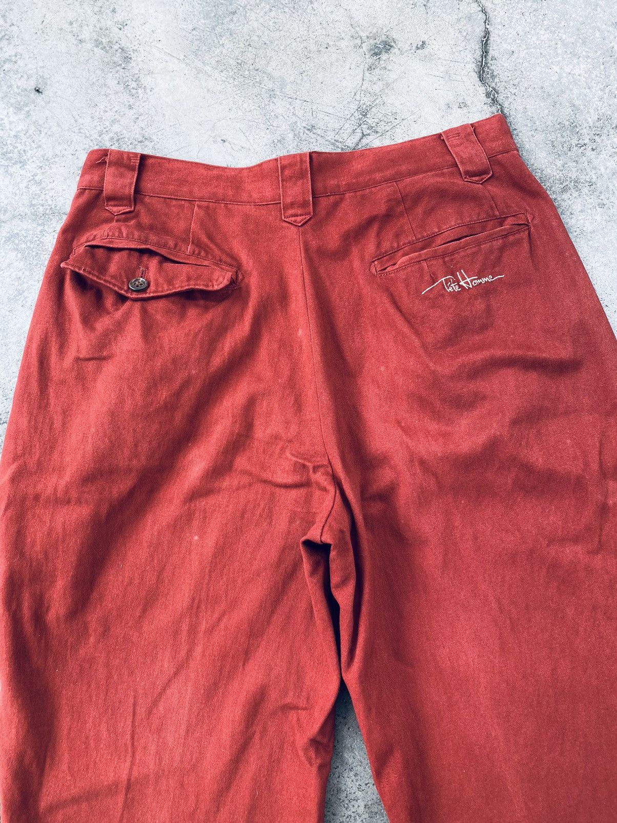 Tete Homme Vintage Tete Homme Issey Miyake Distressed Pants Size US 30 / EU 46 - 15 Thumbnail