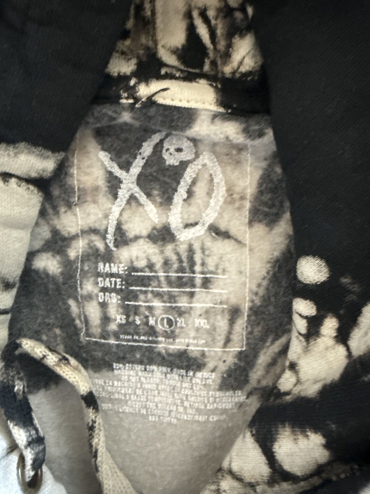 The Weeknd × XO The Weeknd After Hours Tie Dye Hoodie Men's Size Large Size US L / EU 52-54 / 3 - 4 Thumbnail