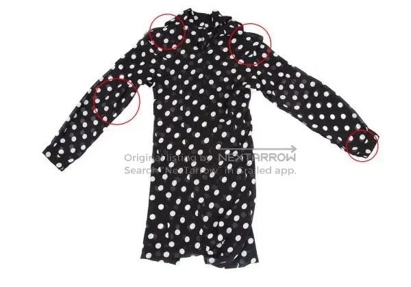 Comme des Garcons Comme Des Garcons Black and white vintage polka dot shirt Size S / US 4 / IT 40 - 3 Thumbnail