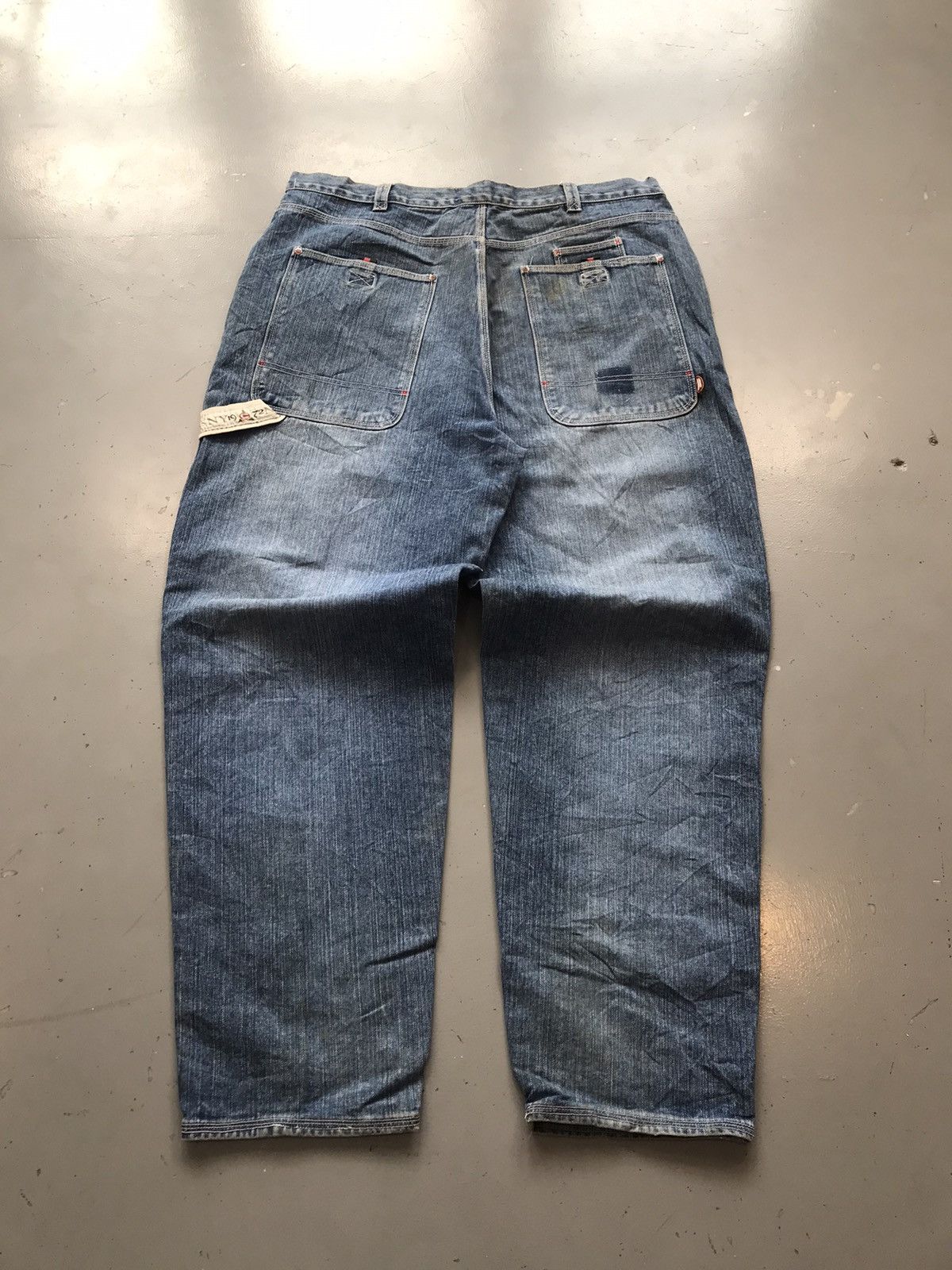 Ecko Unltd. × Vintage Vintage Ecko UNLTD baggy fit big pockets cargodenim Size US 41 - 8 Thumbnail