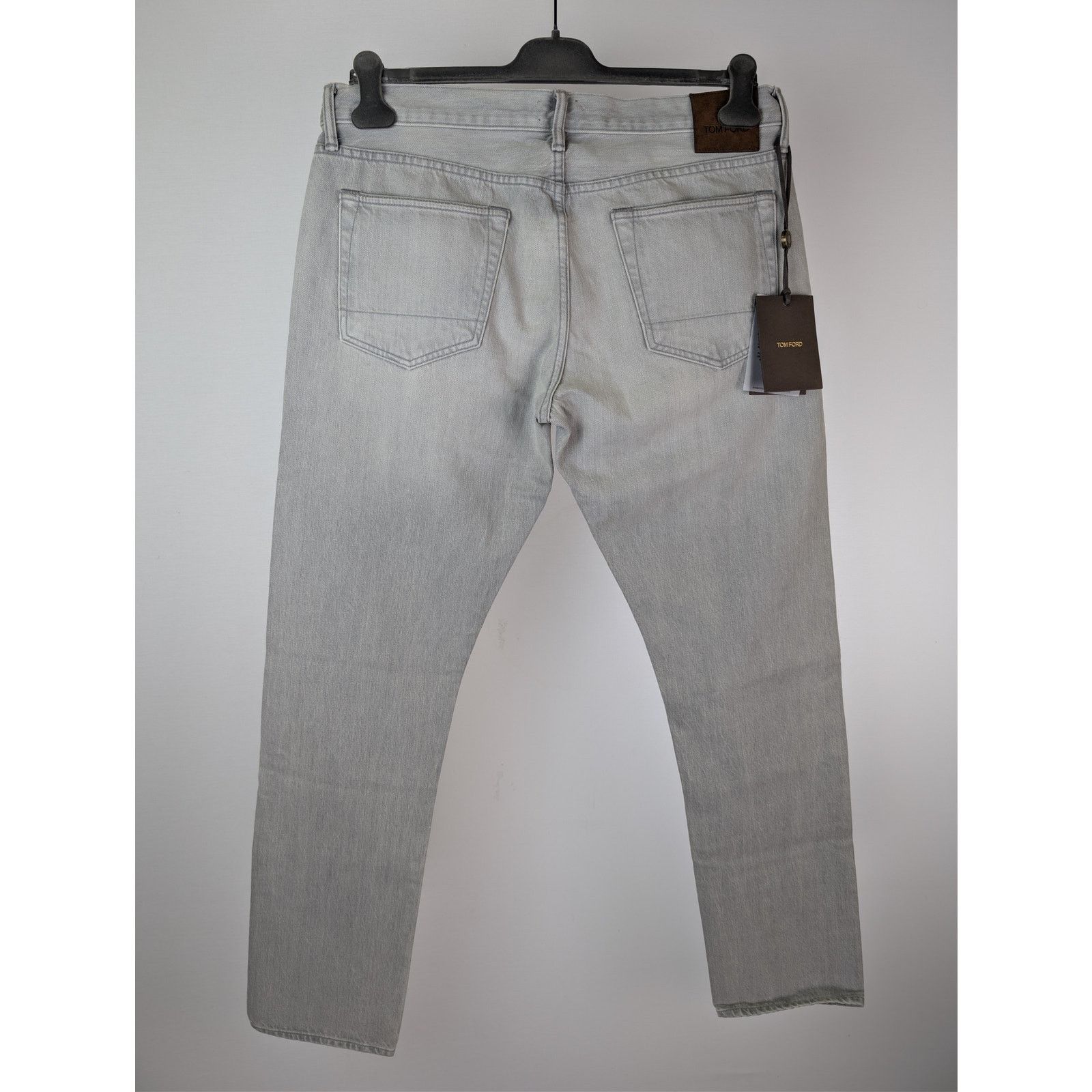 Tom Ford o1rshd1 Slim Fit Denim Jeans in Pale Grey Size US 36 / EU 52 - 16 Thumbnail