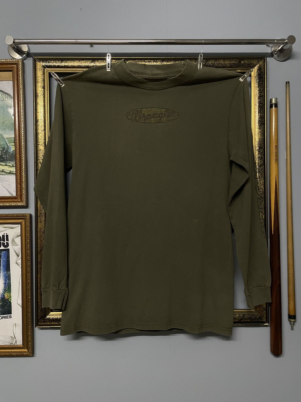 Designer × Vintage × Wrangler Vintage 90s Designer Wrangler Bull Fighting Faded Longsleeve Size US M / EU 48-50 / 2 - 6 Thumbnail