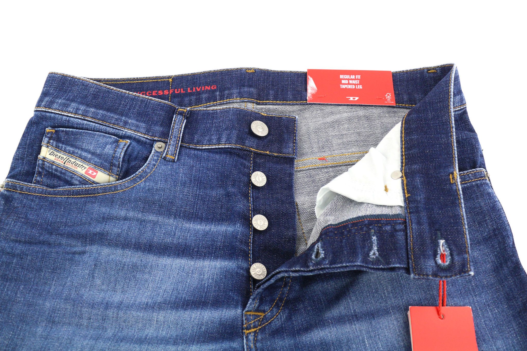 Diesel 2005 D-FINING 09C72 W29/L32 Tapered 40467 Size US 29 - 5 Thumbnail