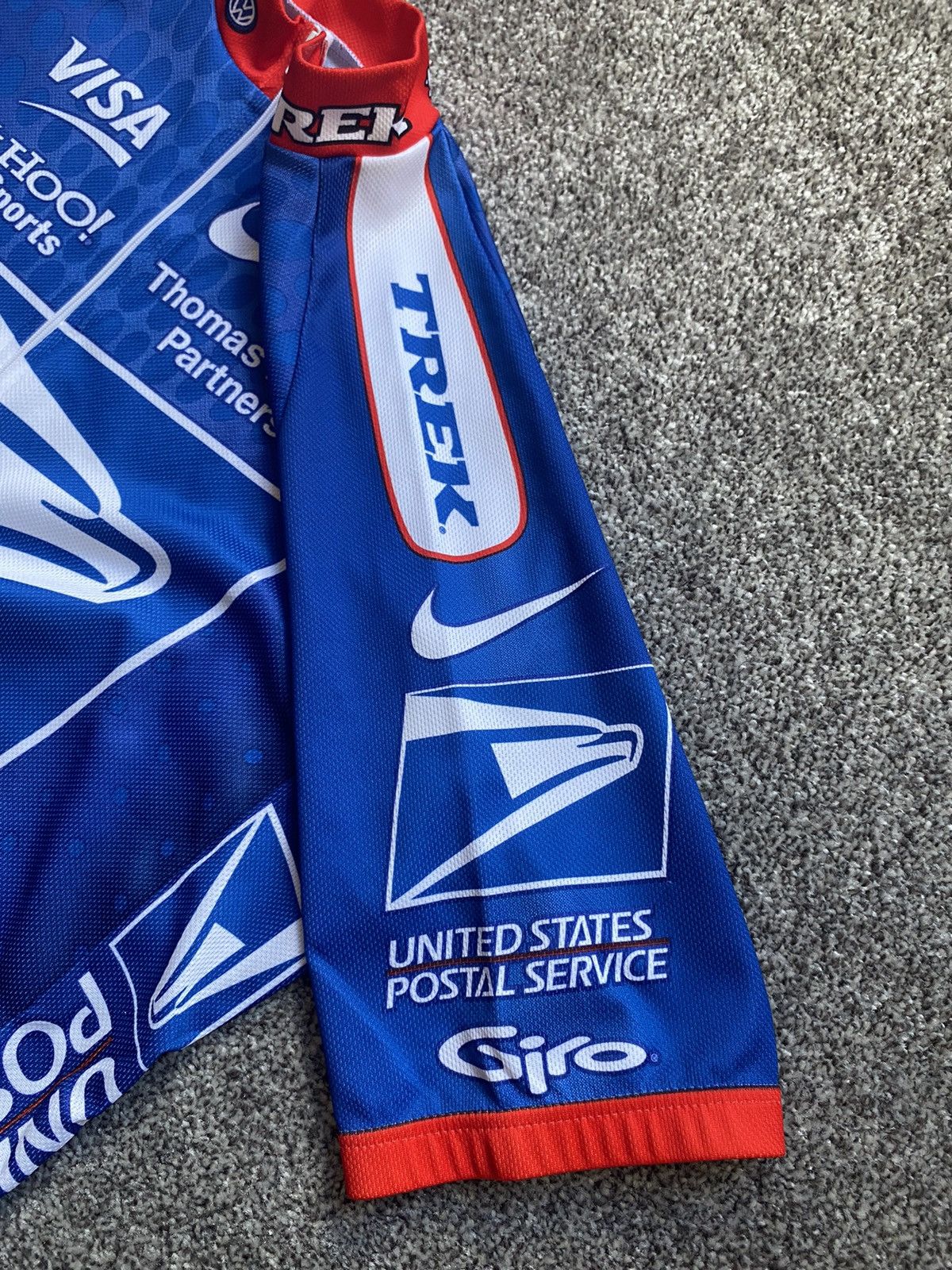 Nike × USA Olympics Nike Trek Cycling USA Team Sport Logo Blue Red Jersey Zip Size US M / EU 48-50 / 2 - 7 Thumbnail