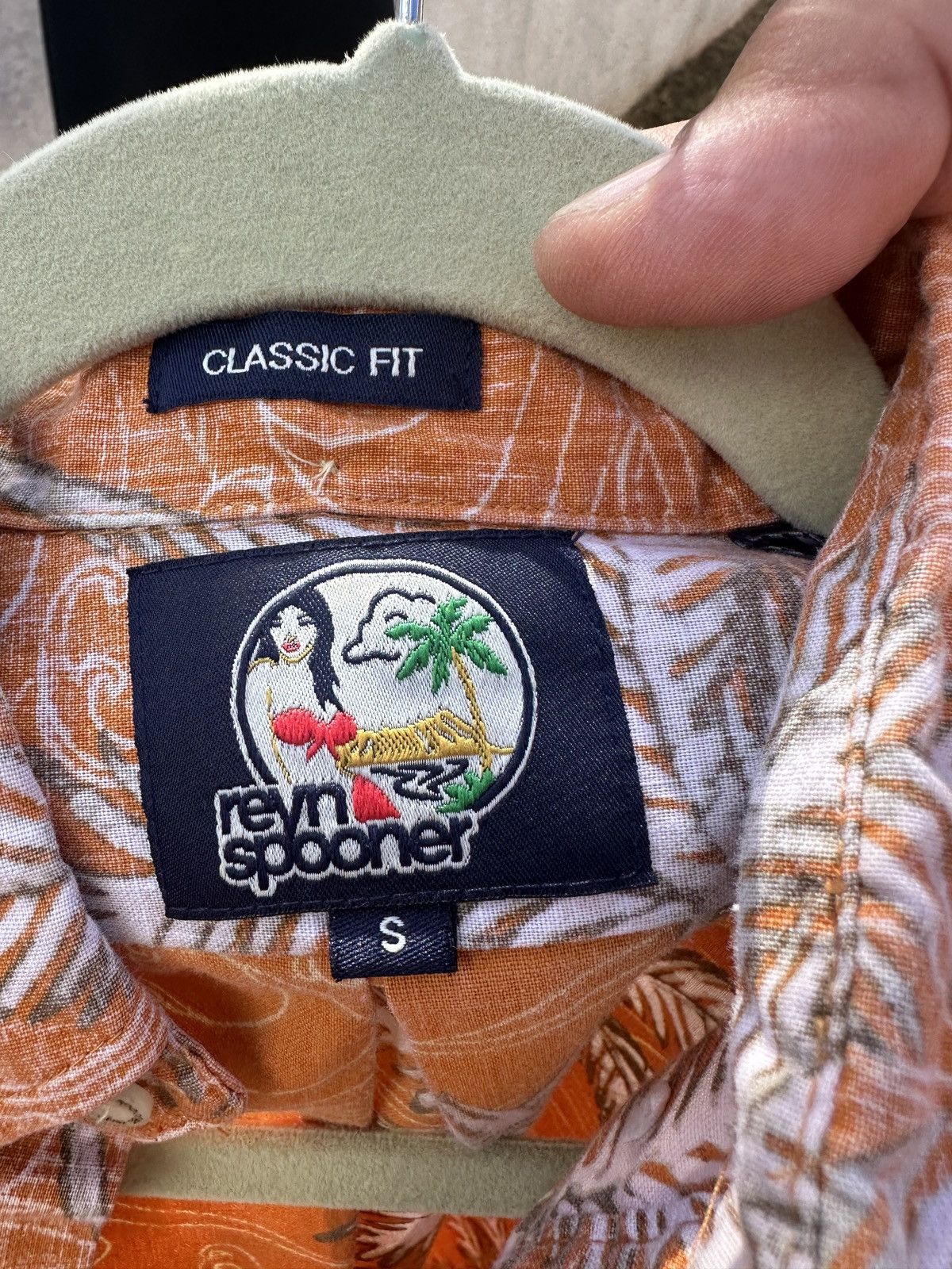 Reyn Spooner Reyn Spooner Classic Fit Hawaiian Print Orange Men's Small Size US S / EU 44-46 / 1 - 4 Thumbnail