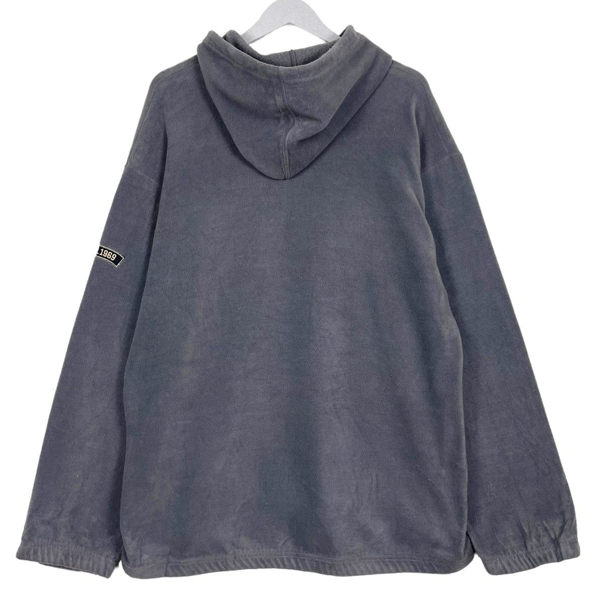 Gap × Vintage 💥90s GAP FLEECE PULLOVER BIG LOGO HOODIE SWEATER Size US L / EU 52-54 / 3 - 9 Thumbnail