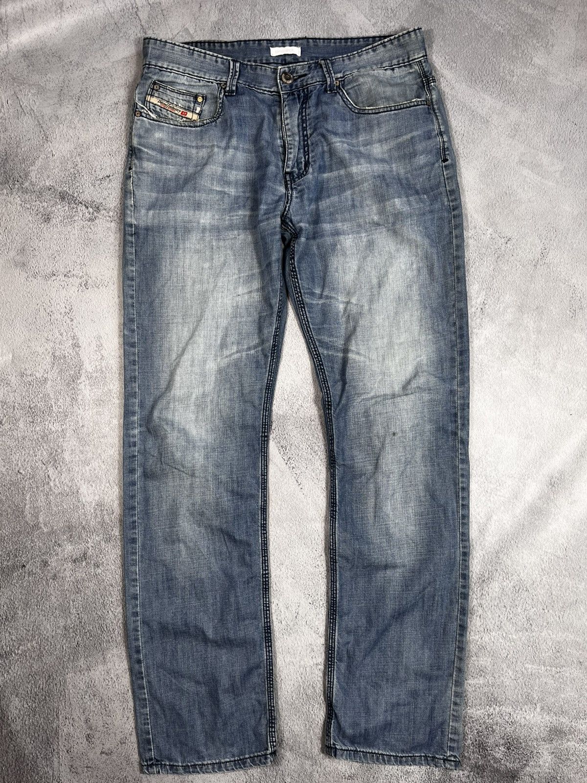 Diesel × Diesel Black Gold × Vintage Vintage Y2K Diesel faded Italy denim jeans streetwear 34 Size US 34 / EU 50 - 4 Thumbnail