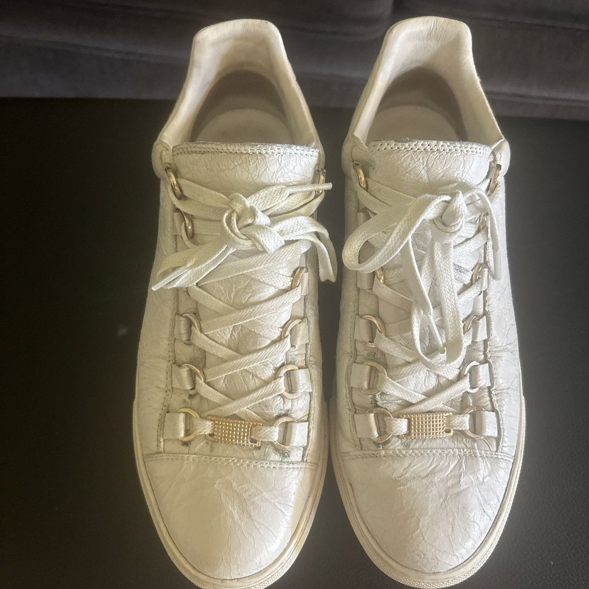 Balenciaga Balenciaga Arena Lows White Size US 5.5 / EU 38 - 5 Thumbnail