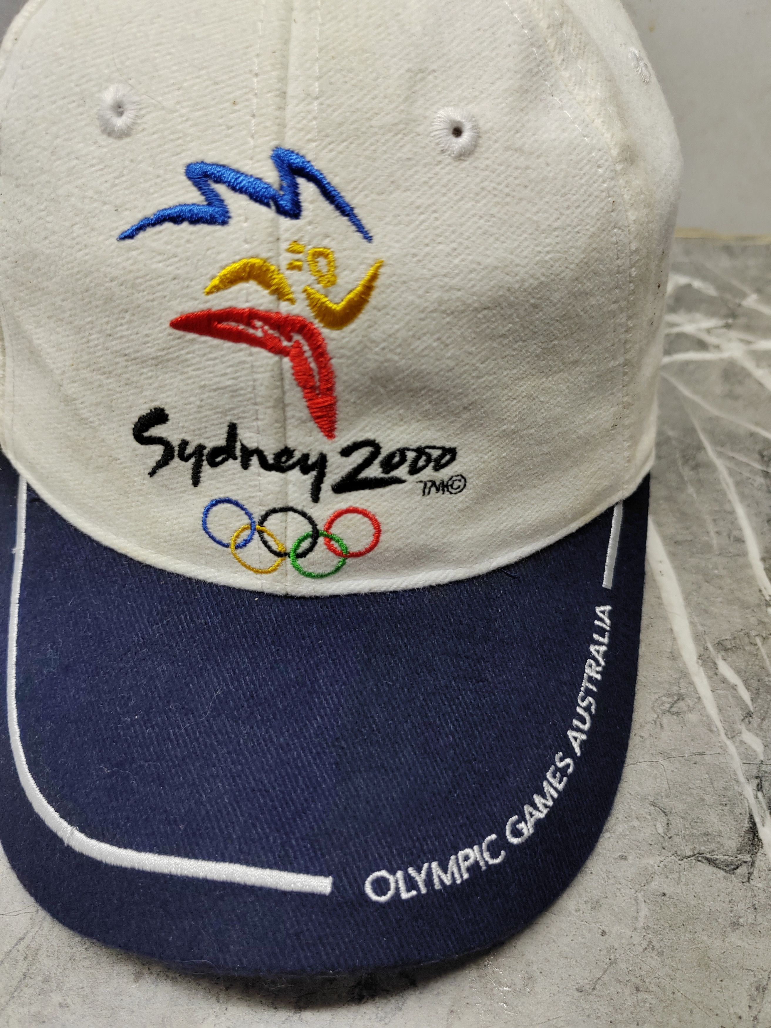 USA Olympics Vintage Olympic Sydney 2000 Cap Hat Size ONE SIZE - 3 Thumbnail