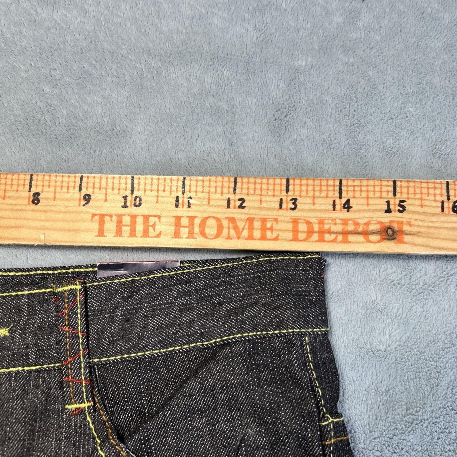 JNCO Beyond Baggy Embroidered Jeans Youth Large 27x20 Loose Wide Size US 27 - 18 Thumbnail