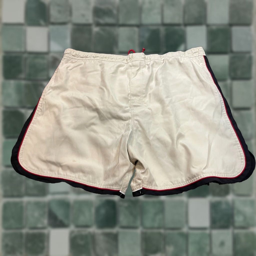 Vintage Islander Swim Trunks Mens L Beige Bottom Solid Sports Trunks Mens Beachwear Size US 33 - 1 Thumbnail