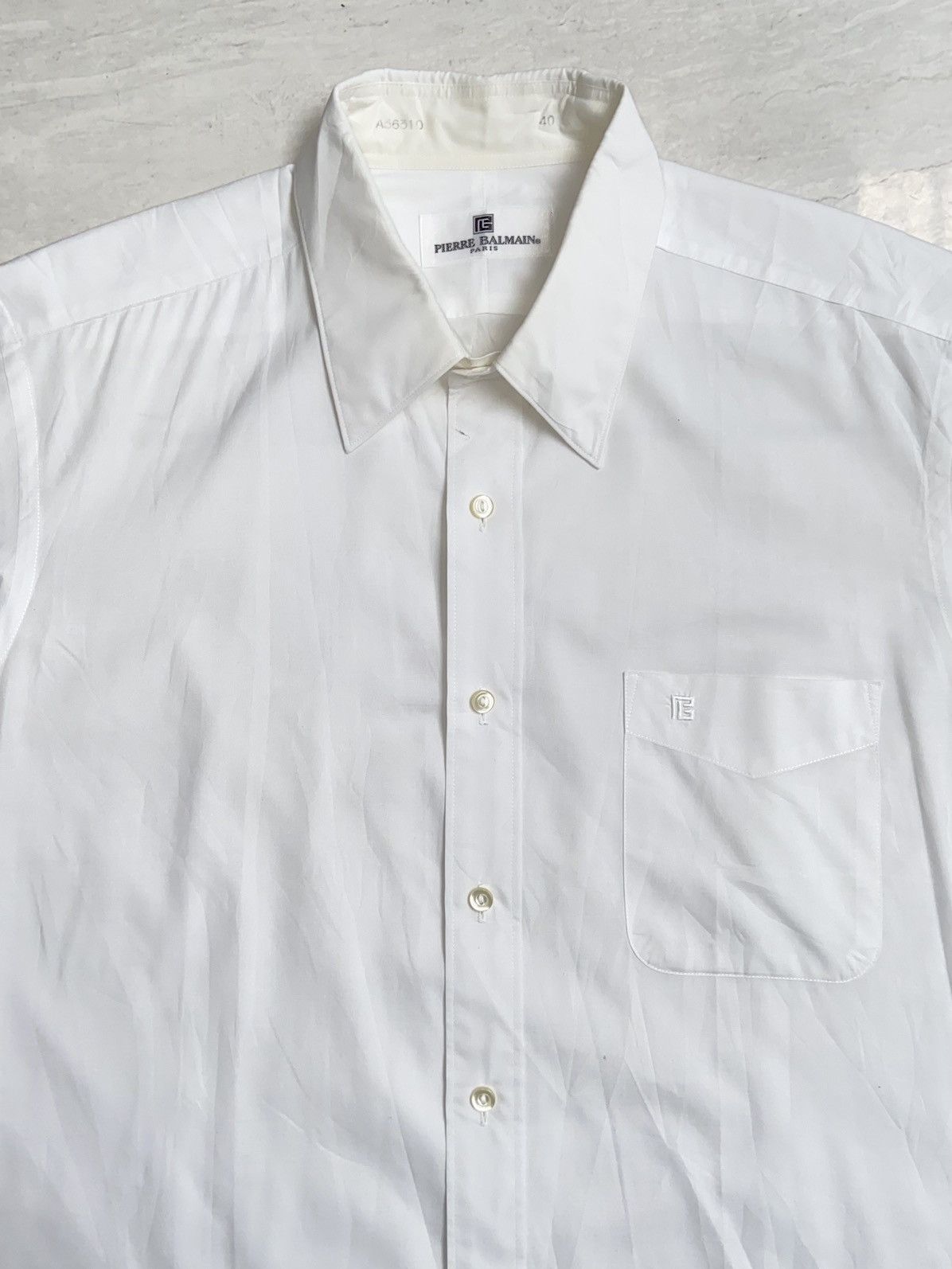 Pierre Balmain PIERRE BALMAIN White Shirt Size US M / EU 48-50 / 2 - 3 Thumbnail