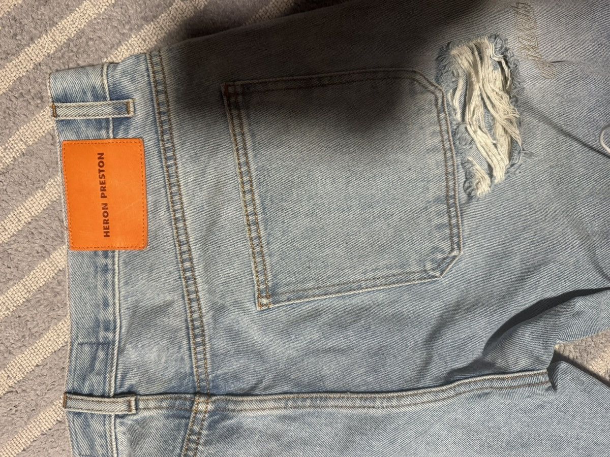 Heron Preston 2010s Heron Preston Distressed Denim Size US 36 / EU 52 - 6 Thumbnail