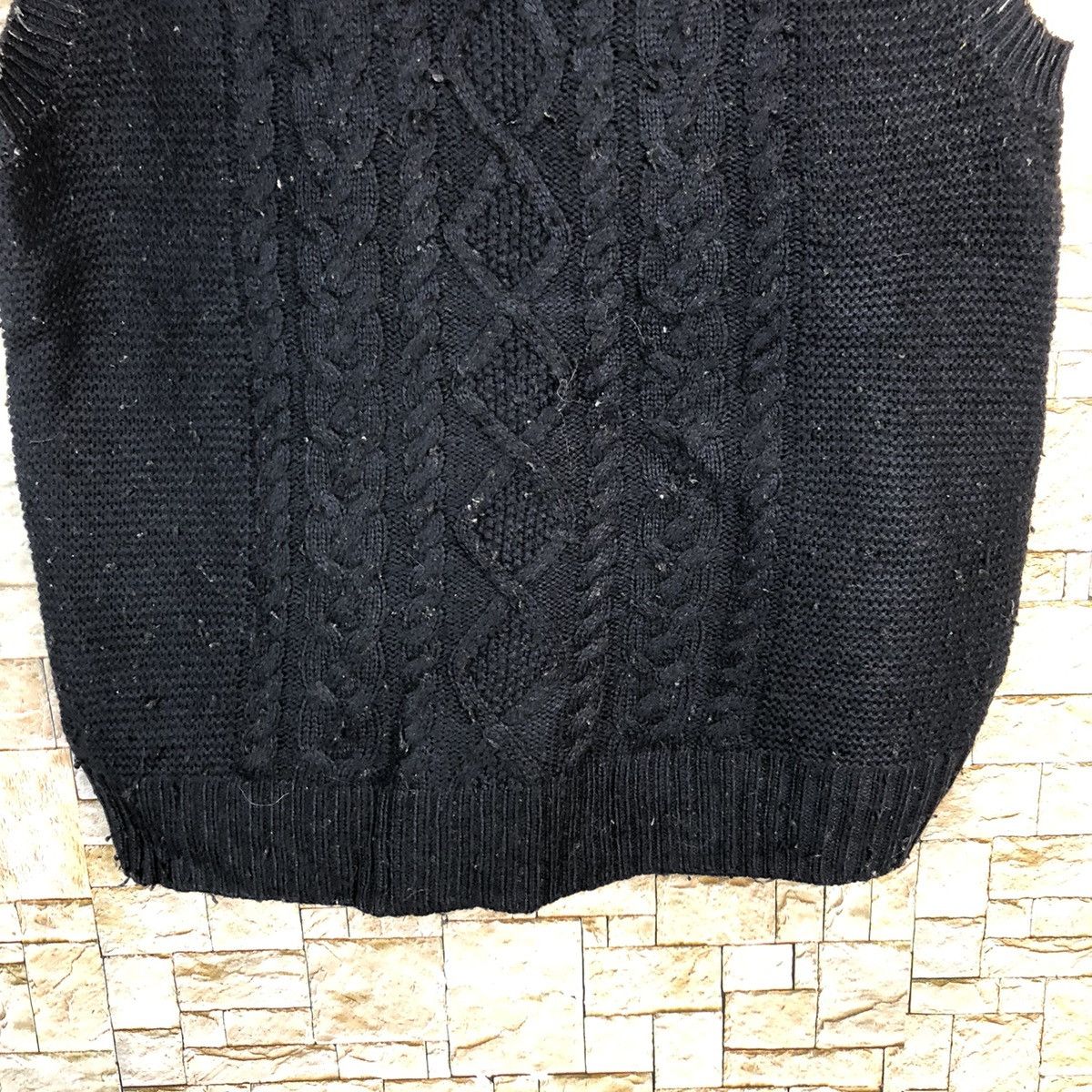 Japanese Brand × Uniqlo Uniqlo Dark Blue Vest Knitwear #A782 Size M / US 6-8 / IT 42-44 - 6 Thumbnail