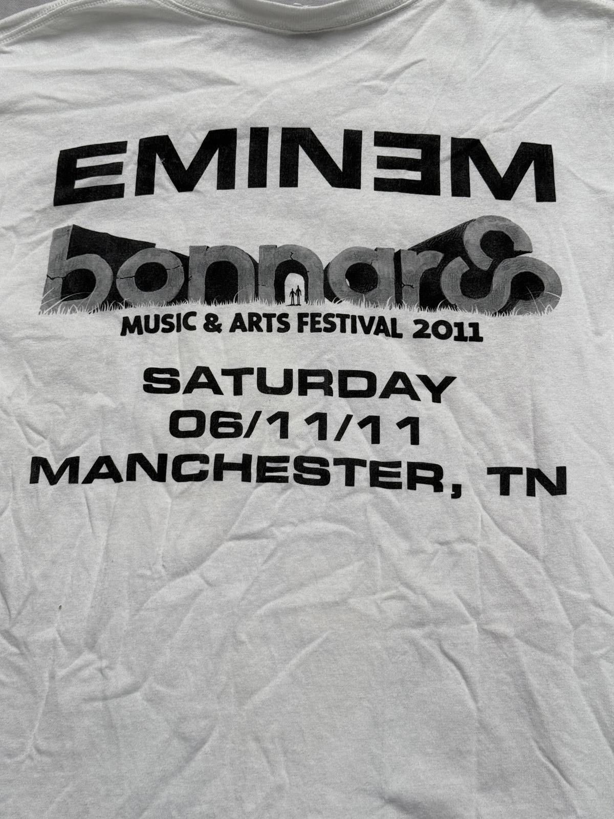 Anvil Eminem Playing Card T-shirt Bonnaroo 2011 Excusive Tee - M Size US M / EU 48-50 / 2 - 2 Thumbnail