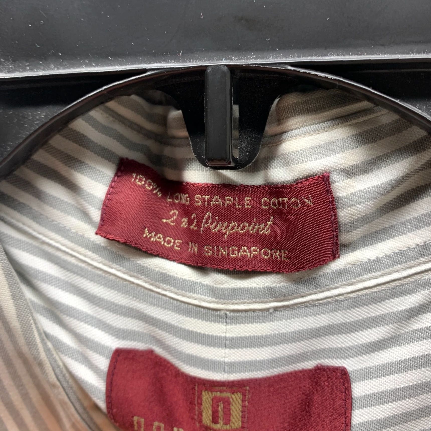 Nordstrom VINTAGE Nordstrom Shirt Mens 16 Large Gray Cotton Button-Up Size US L / EU 52-54 / 3 - 7 Thumbnail