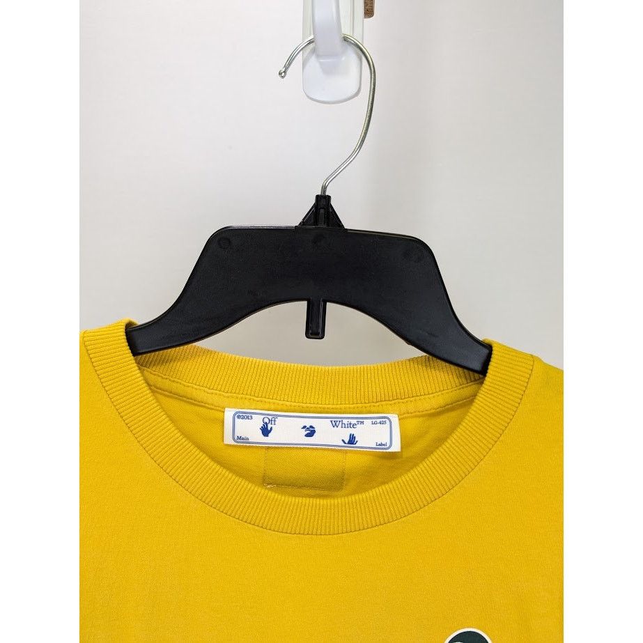 Off-White o1rshd1 MLB- Oakland Athletics Short Sleeve T-Shirt Yellow Size US XL / EU 56 / 4 - 6 Thumbnail