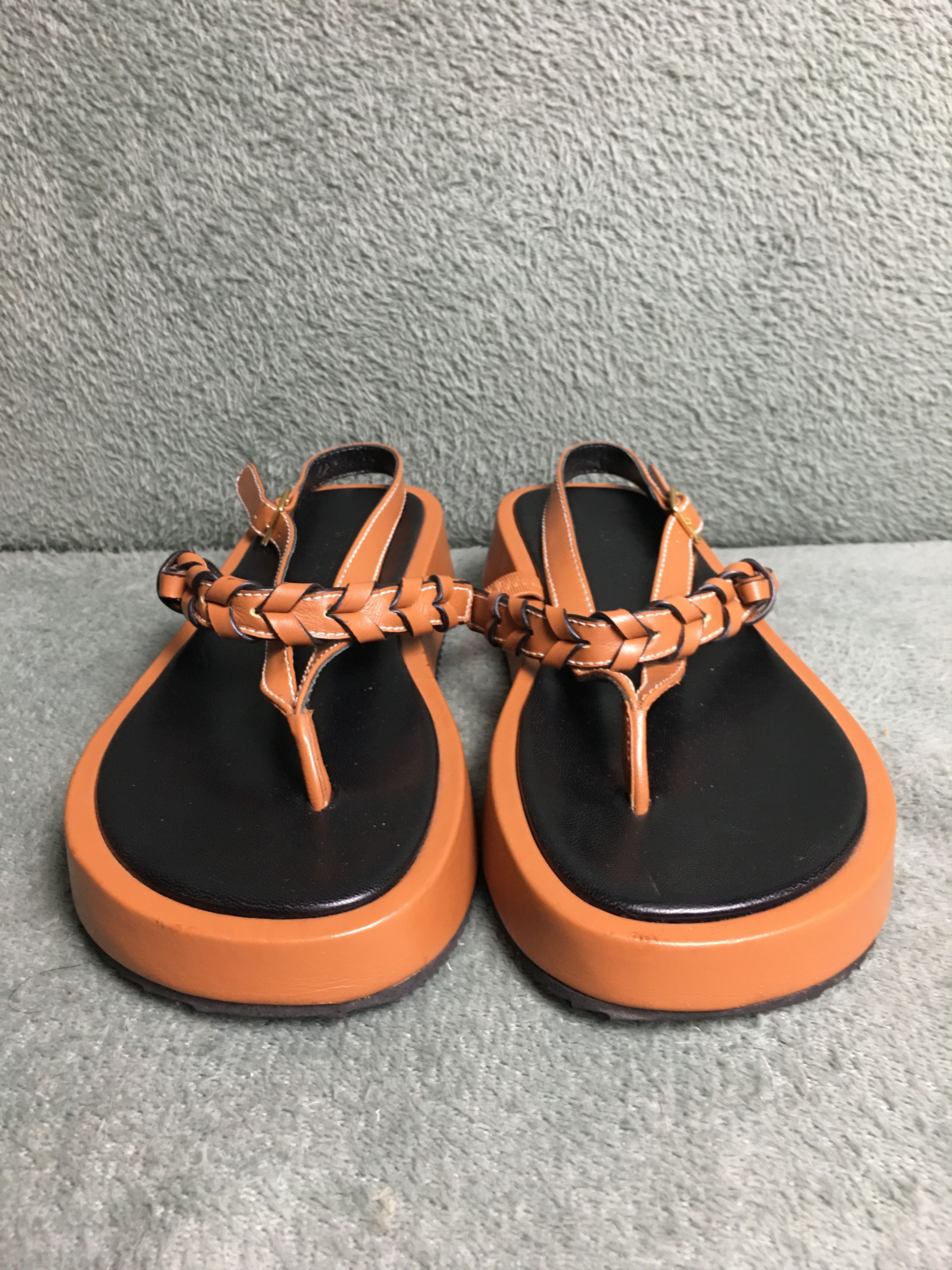JW Anderson JW Anderson Platform Leather Sandals Brown EU 38 Size US 8 / IT 38 - 5 Thumbnail