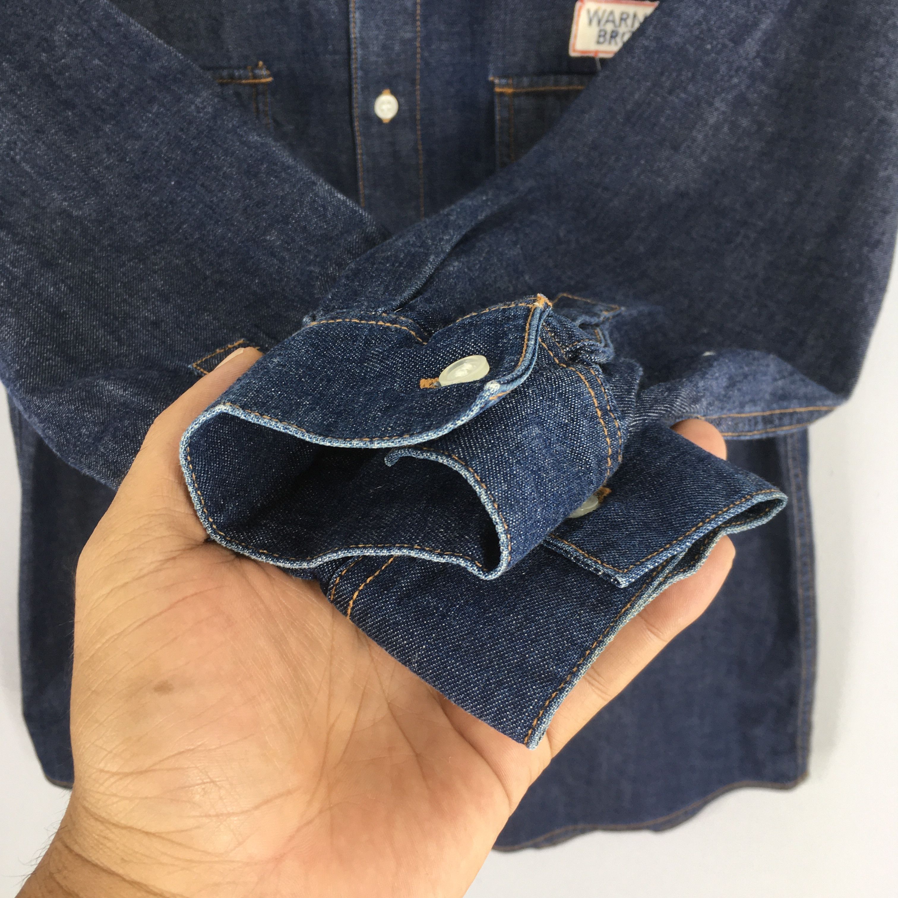 Warner Bros Vintage 90s Looney Tunes Warner Bros Studio Denim Medium Size US M / EU 48-50 / 2 - 4 Thumbnail