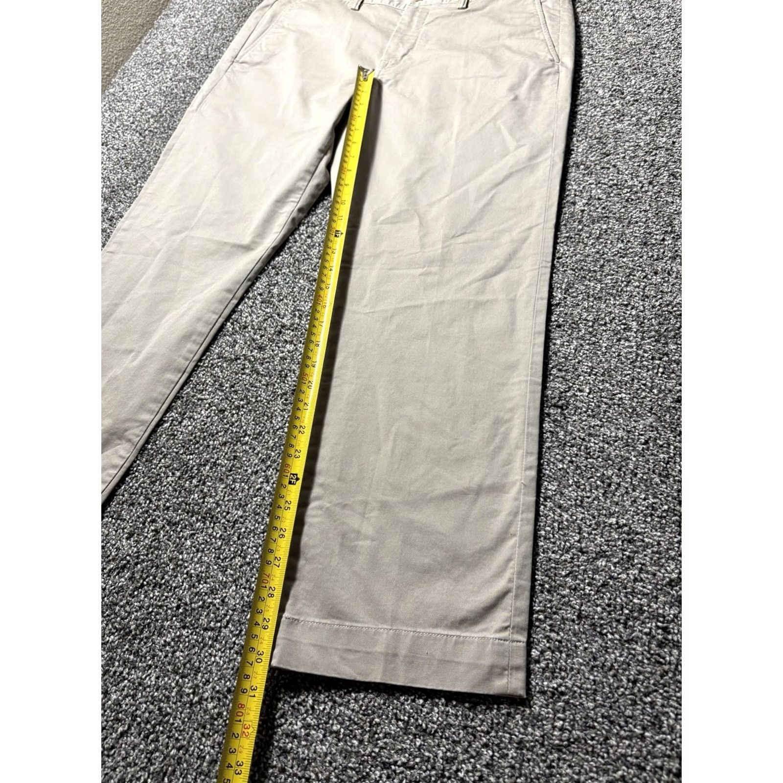 Polo Ralph Lauren Polo Ralph Lauren Chino Pant Mens 36x29 Khaki Beige Stretch Cotton Twill Cuffed Flat Front Size US M / EU 48-50 / 2 - 5 Thumbnail