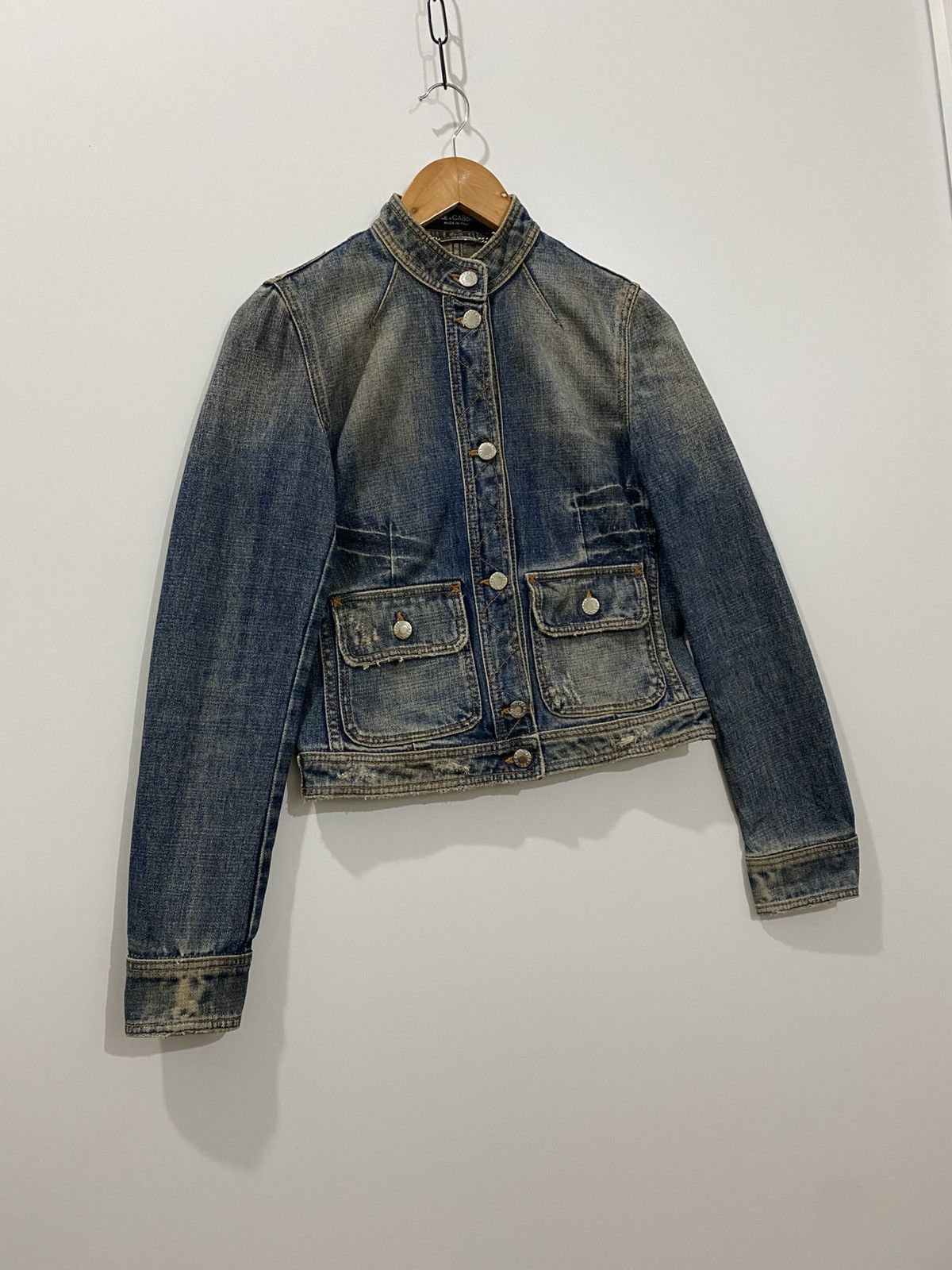 Dolce & Gabbana DOLCE & GABBANA DENIM JACKET Size XS / US 0-2 / IT 36-38 - 4 Thumbnail