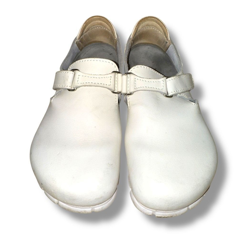 Birkenstock Birkenstock Alpro G500 Clog Mule in White Leather Sz 6 Size US 6 / IT 36 - 3 Thumbnail