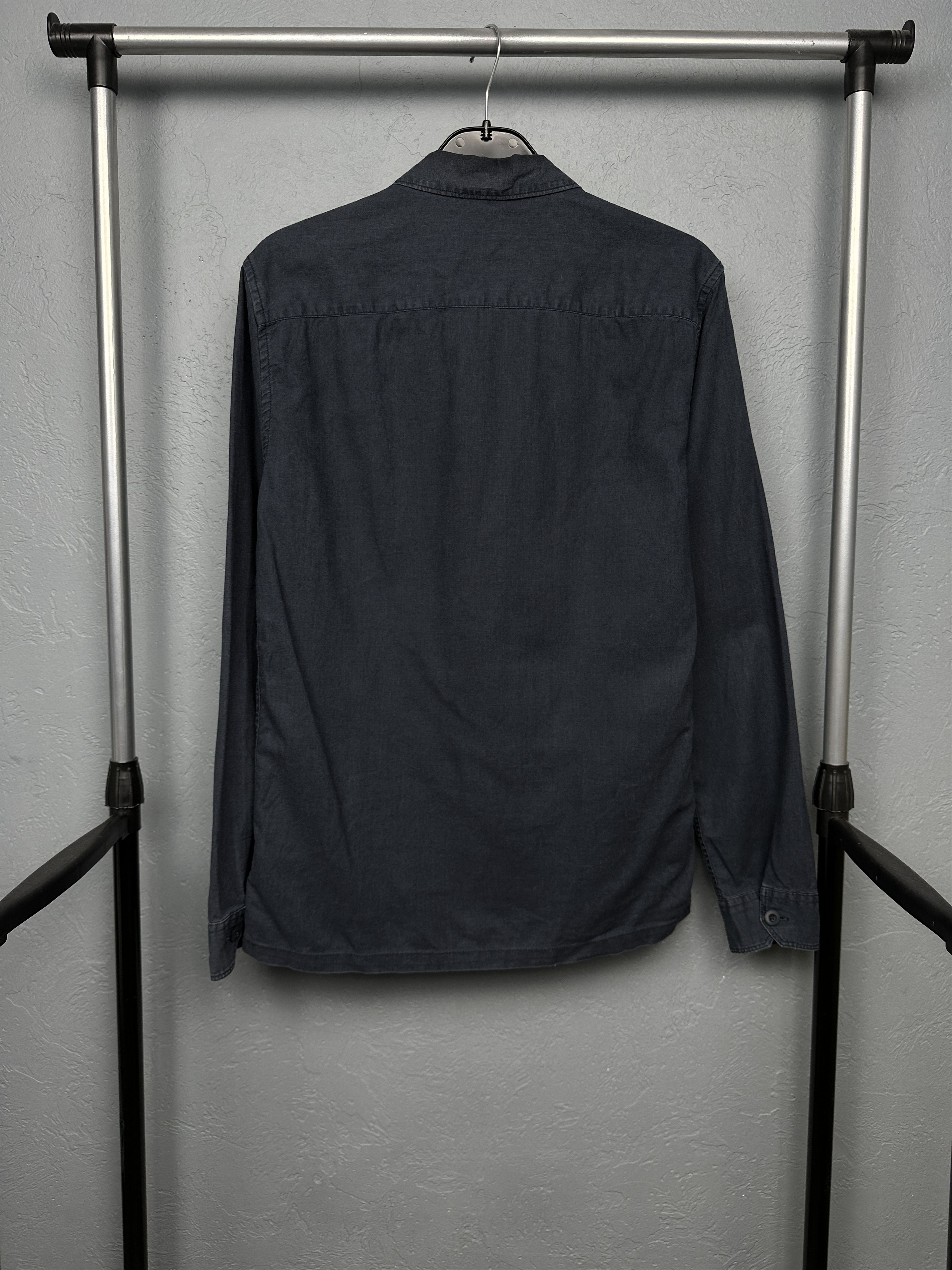 Allsaints Allsaints Mens Carlson Linen Long Sleeve Shirt Size US S / EU 44-46 / 1 - 5 Thumbnail