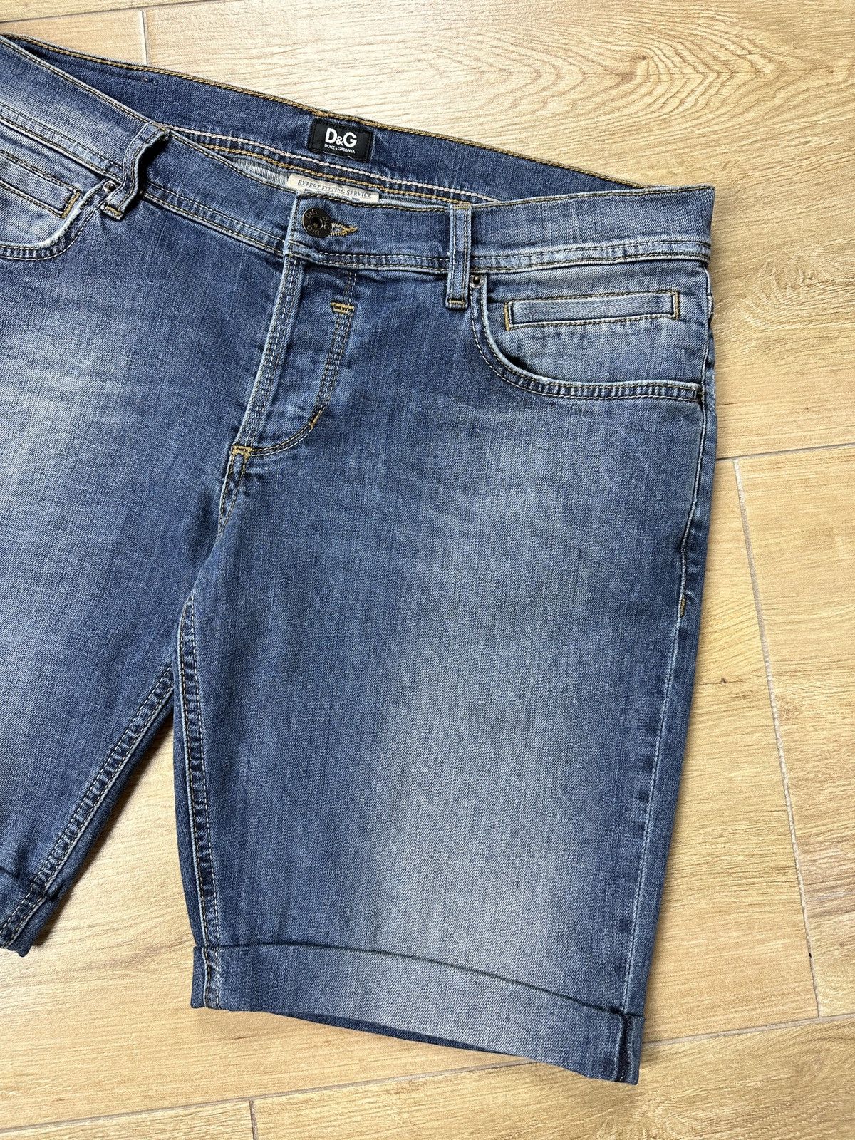 Dolce & Gabbana × Vintage Vintage Y2K Dolce & Gabbana Denim Shorts Size US 34 / EU 50 - 2 Thumbnail