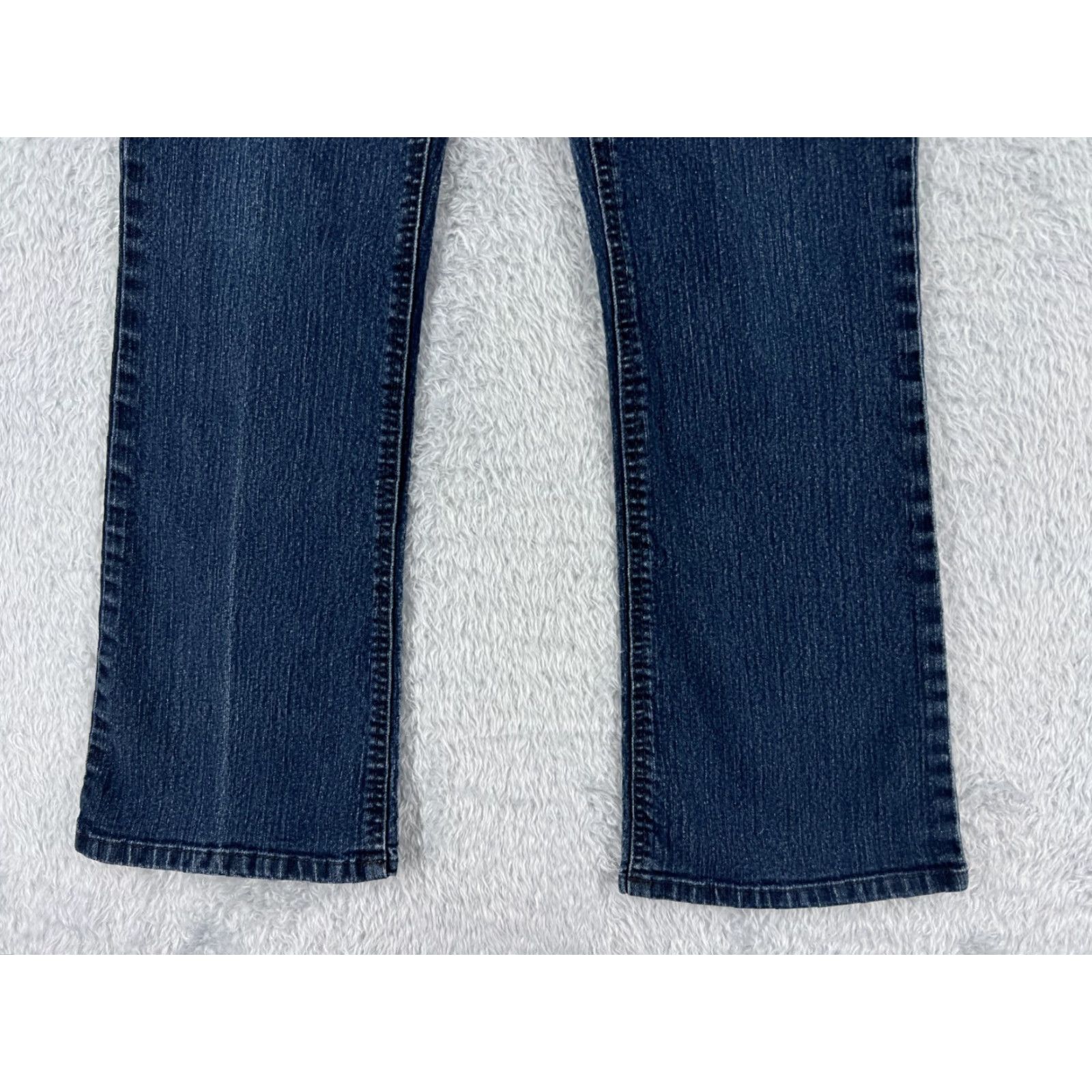 Vintage Jaclyn Smith Jeans Womens 6 Blue Denim Flared Mid Rise 27x27 Dark Wash Cowboy Southwestern American Designer Womens Size 28" / US 6 / IT 42 - 2 Thumbnail
