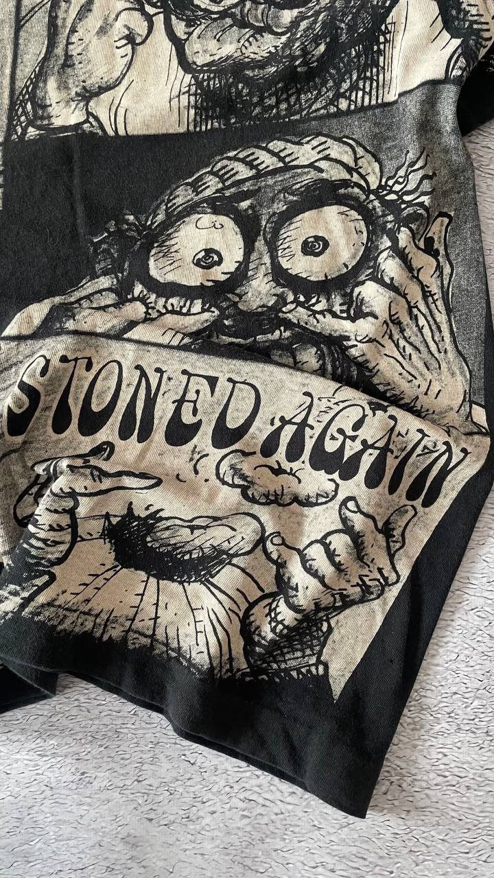 Vintage Rare vintage 90’s Robert Crumb stoned again art AOP t shirt Size US XL / EU 56 / 4 - 4 Thumbnail