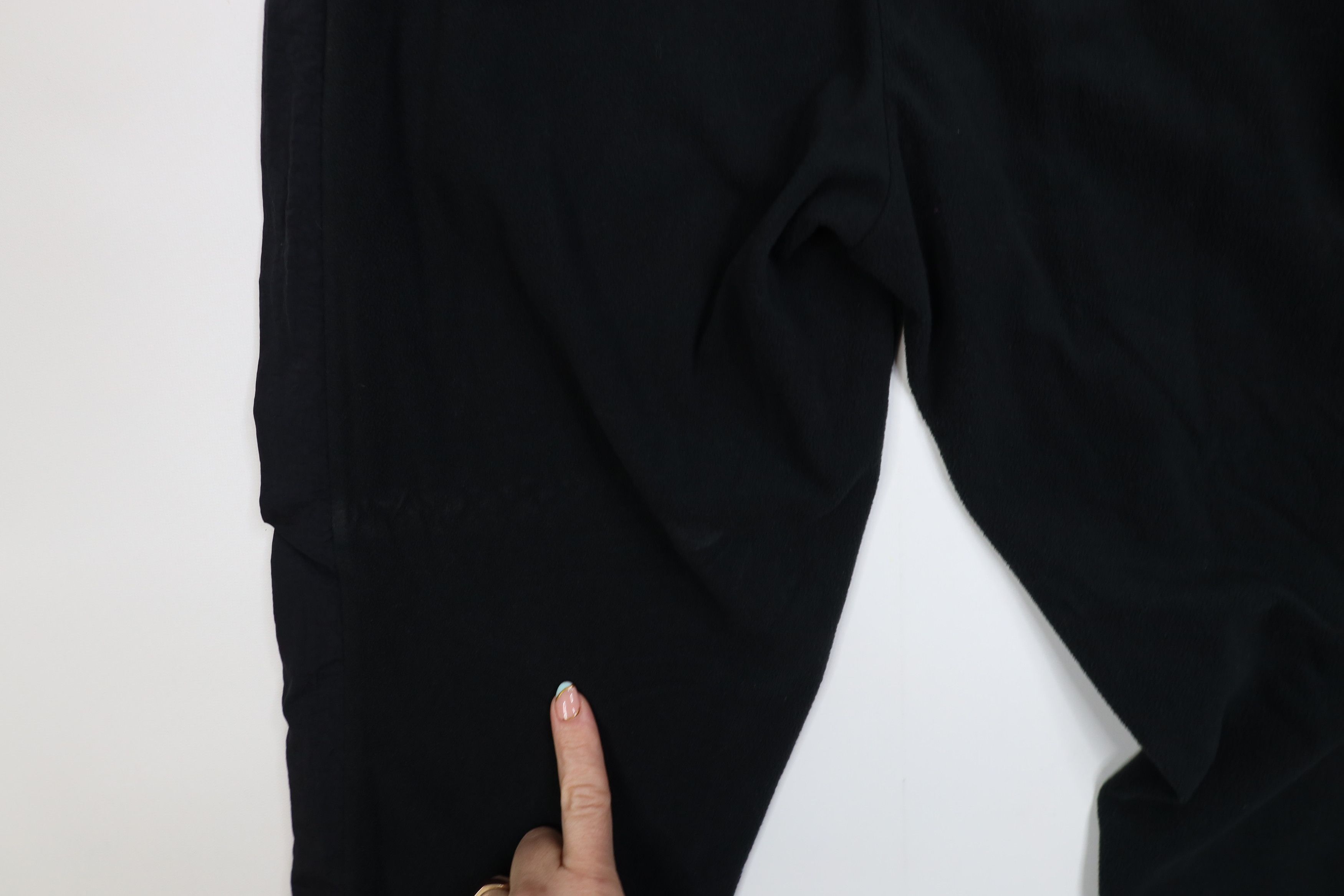 Adidas Vintage Y2K Adidas Spell Out Fleece Sweatpants Joggers Black Size US 32 / EU 48 - 13 Thumbnail
